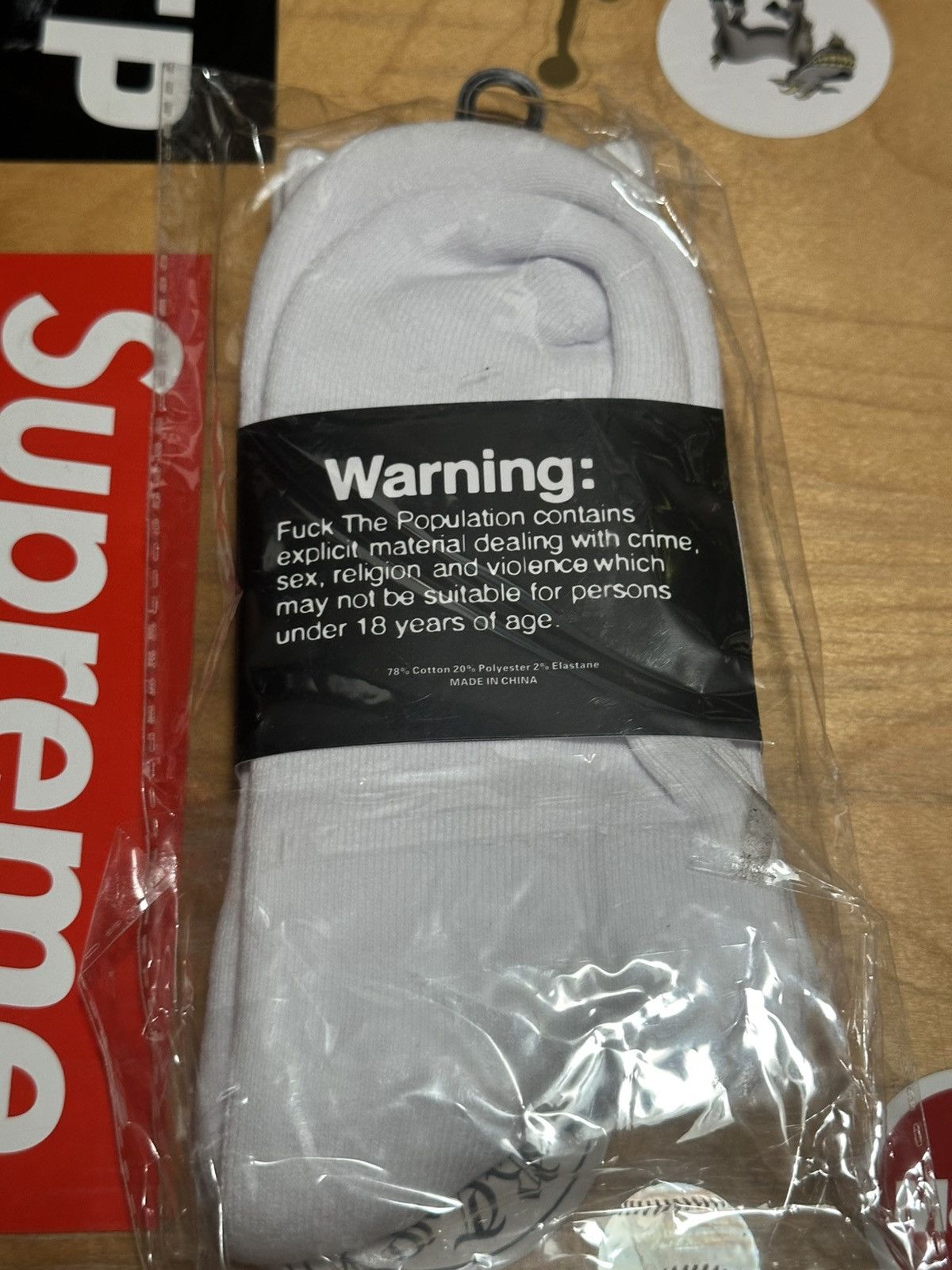 Fuck The Population × Thrasher FTP/thrasher socks Size ONE SIZE - 2 Thumbnail
