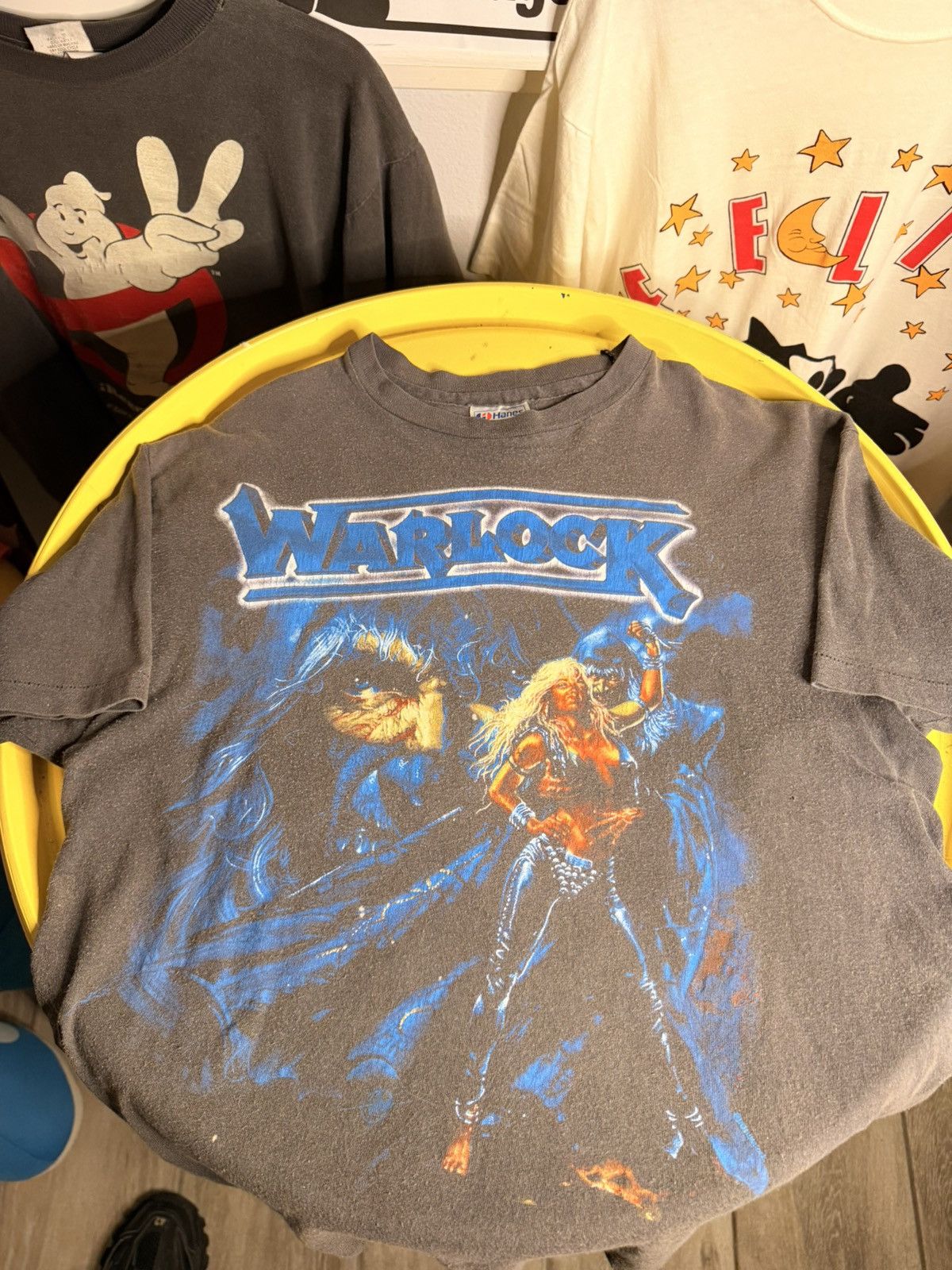 Vintage 1988 warlock vintage single stitch band tour t-shirt Size US M / EU 48-50 / 2 - 5 Thumbnail