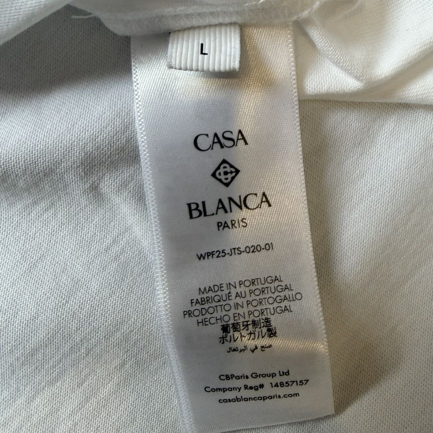 Casablanca Montaigne Sportif Fitted T-Shirt Size L / US 10 / IT 46 - 4 Thumbnail