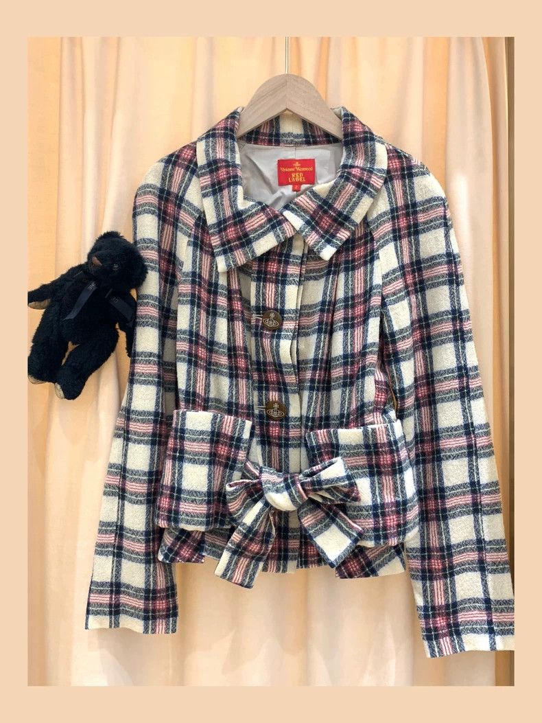 Vivienne Westwood Vivienne Westwood Vintage Plaid Coat - dmc Size US M / EU 48-50 / 2 - 1 Thumbnail