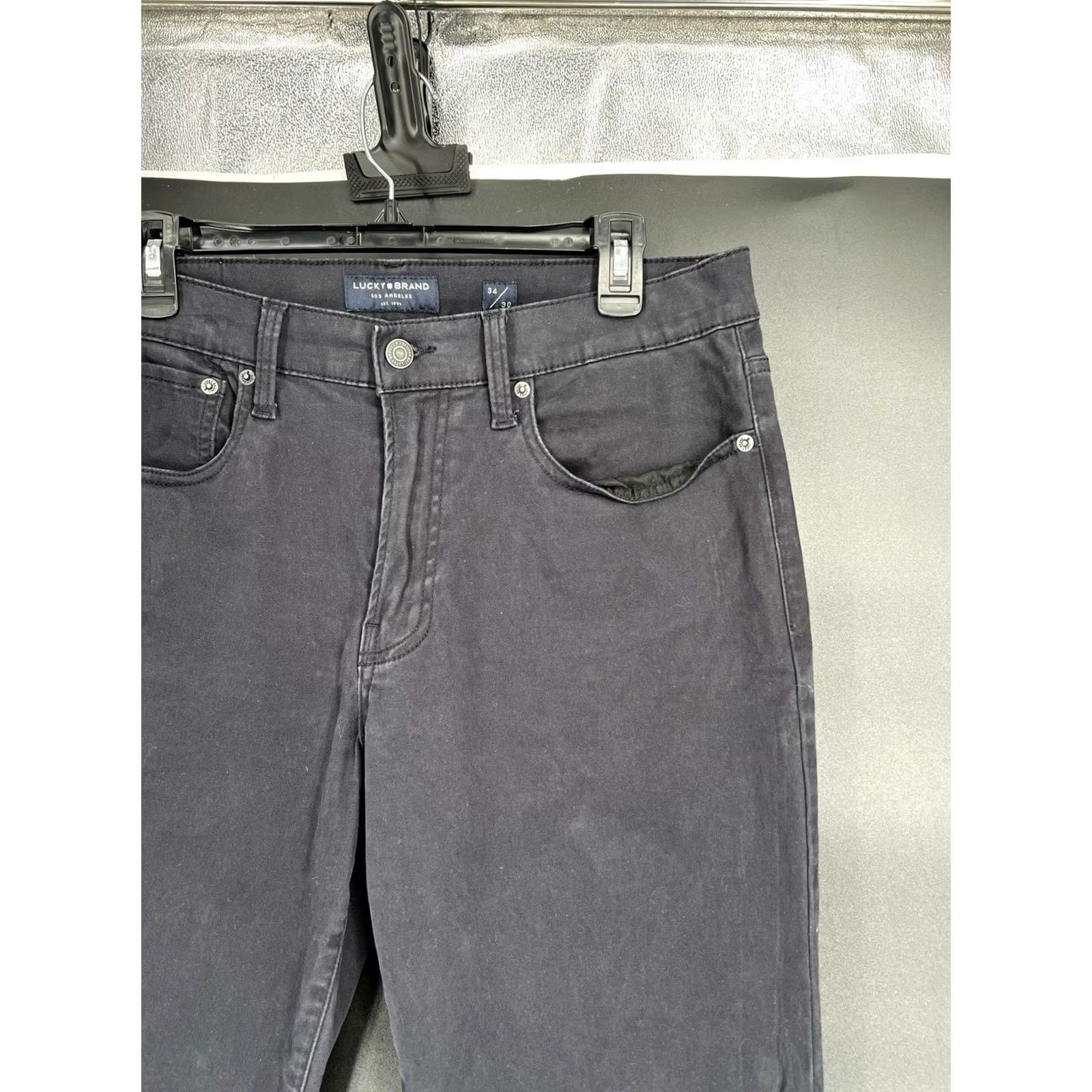 Lucky Brand Lucky Brand Pants Mens 34 Blue Size 34x30 Stretch Casual Dark Wash Size US 34 / EU 50 - 5 Thumbnail