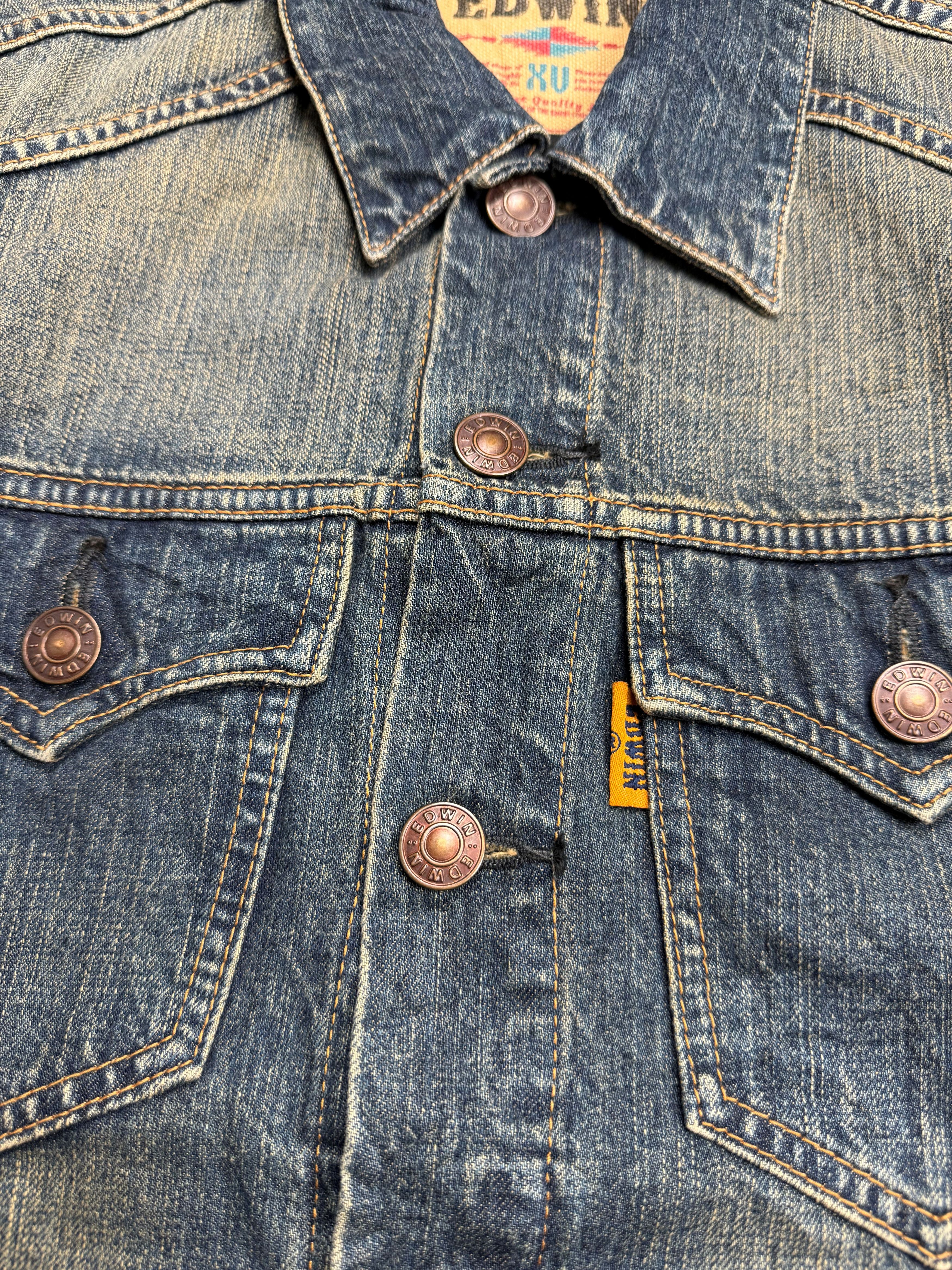 Edwin Edwin XV Trucker Denim Jacket Size US S / EU 44-46 / 1 - 3 Thumbnail