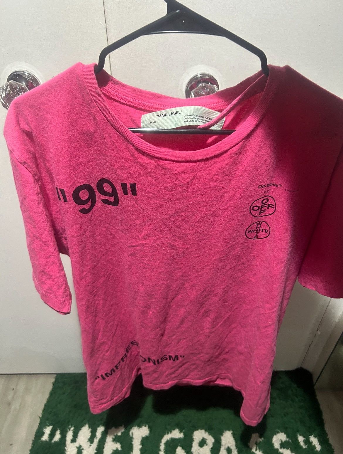 Off-White Pink Off White Tshirt Size Xxl Size US XXL / EU 58 / 5 - 1 Thumbnail