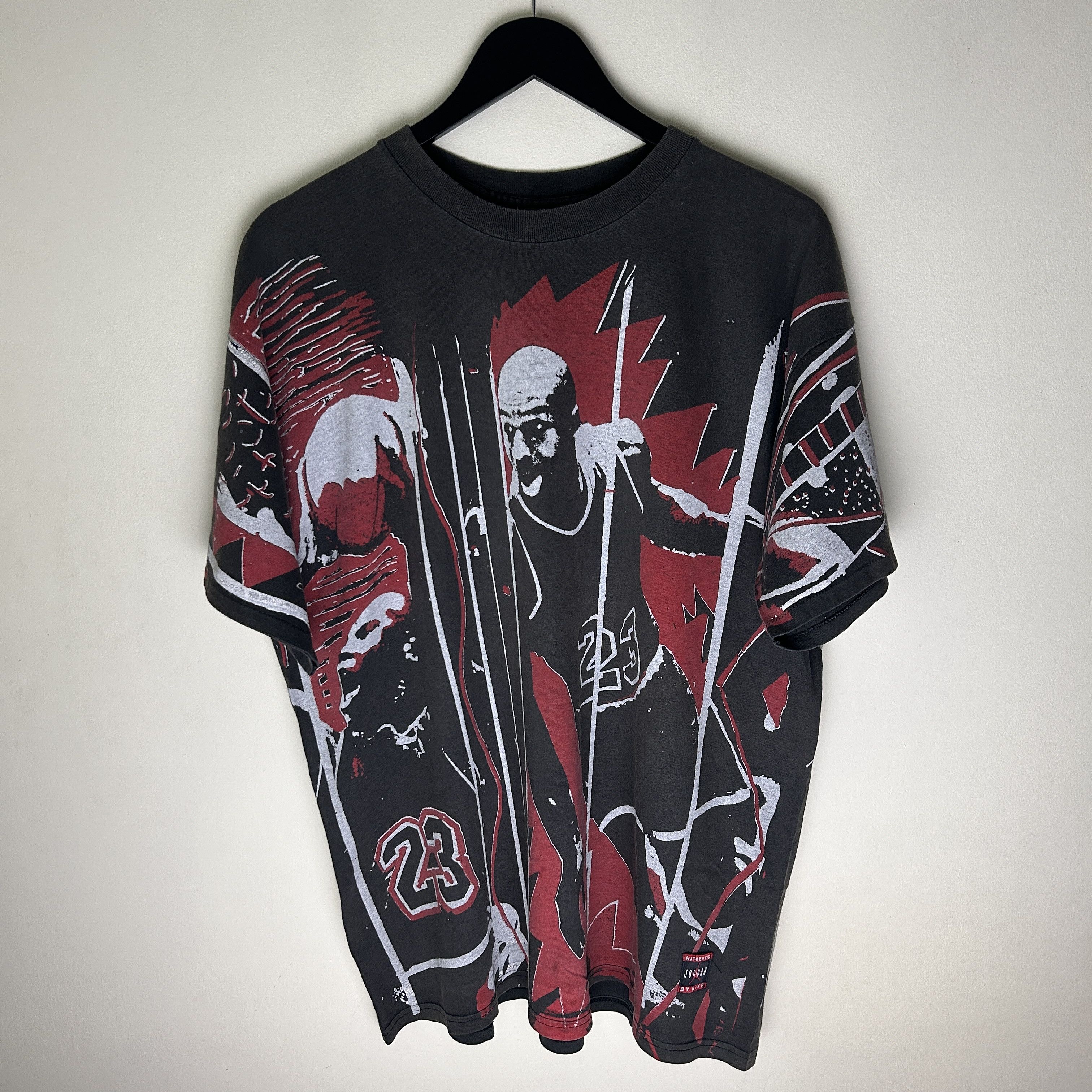 Nike Vintage Nike Michael Jordan 90's Allover Print T-shirt Size US XL / EU 56 / 4 - 1 Thumbnail