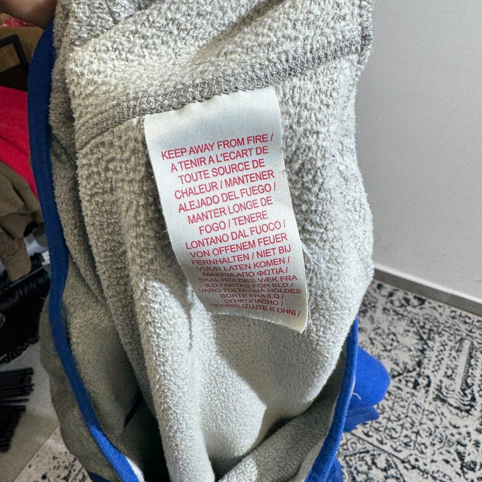 Nike × Vintage Vintage Nike Blue Gray Cotton Hoodie Size S Tech Fleece 90s Size US S / EU 44-46 / 1 - 11 Thumbnail