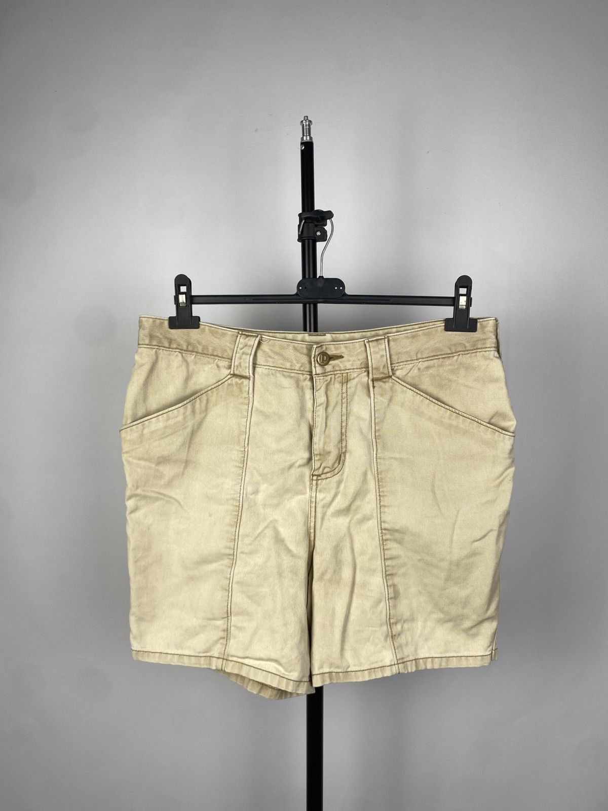 Carhartt Vintage 90s Outdoor Patagonia Beige denim shorts Size US 31 - 1 Thumbnail