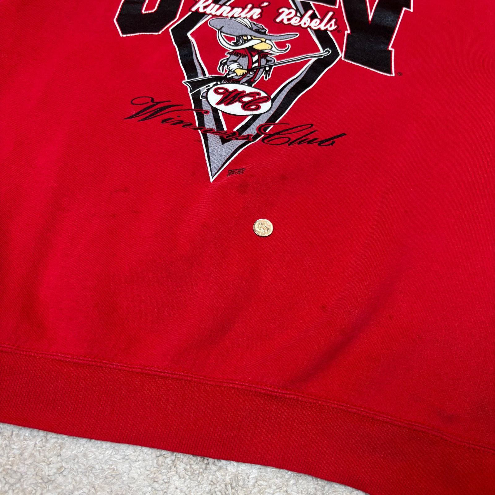 Vintage Vintage 90s UNLV University Las Vegas Sweatshirt Men's Large Size US L / EU 52-54 / 3 - 7 Thumbnail