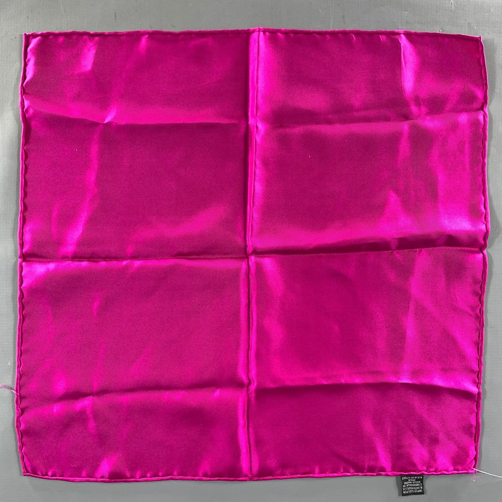 Other NO BRAND Pink Shimmer Silk Pocket Square Size ONE SIZE - 3 Thumbnail
