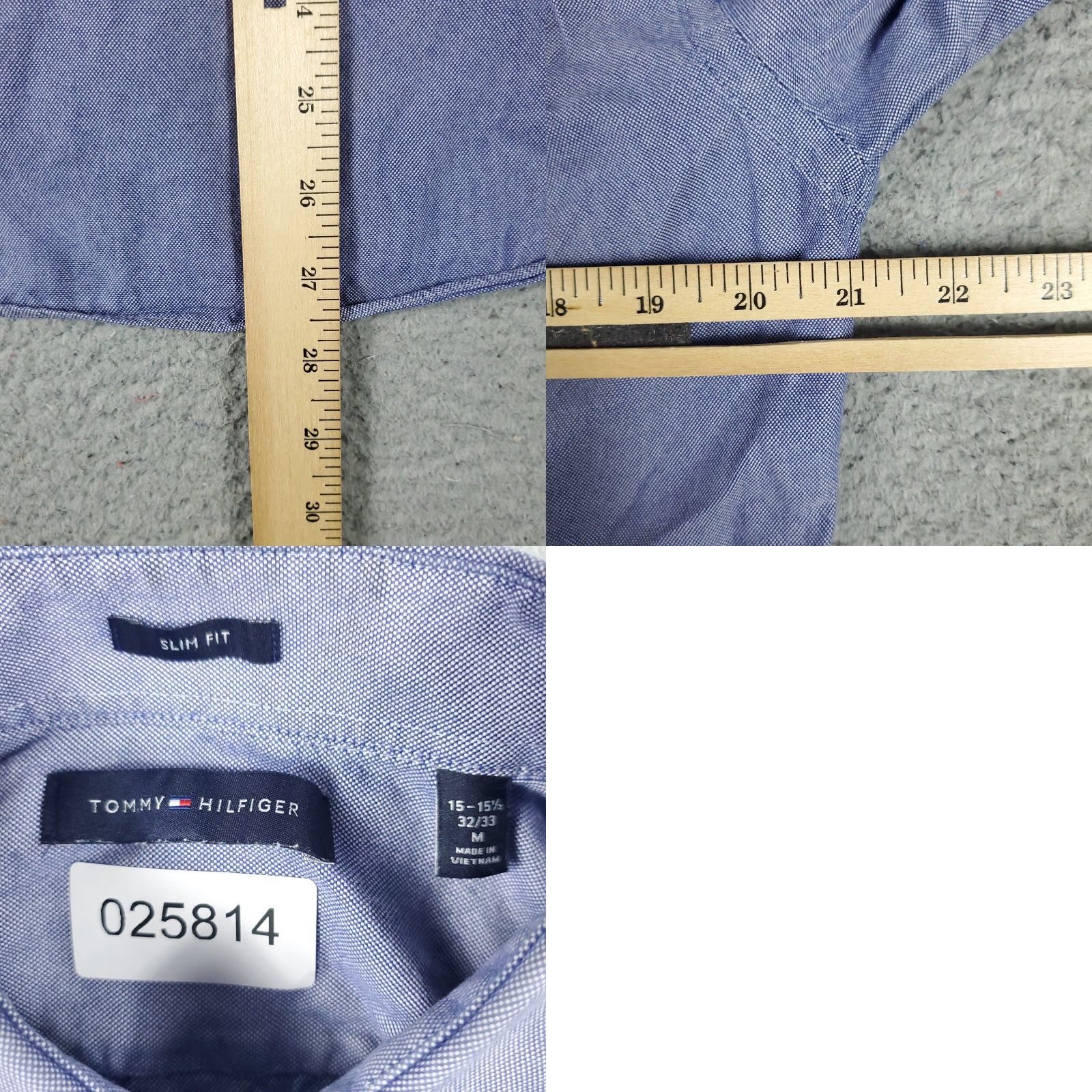 Tommy Hilfiger Tommy Hilfiger Shirt Men's Button-Up Collared Long Sleeve Blue Casual Formal Workwear Party/Cocktail Travel Wedding Button Up Size US M / EU 48-50 / 2 - 8 Thumbnail