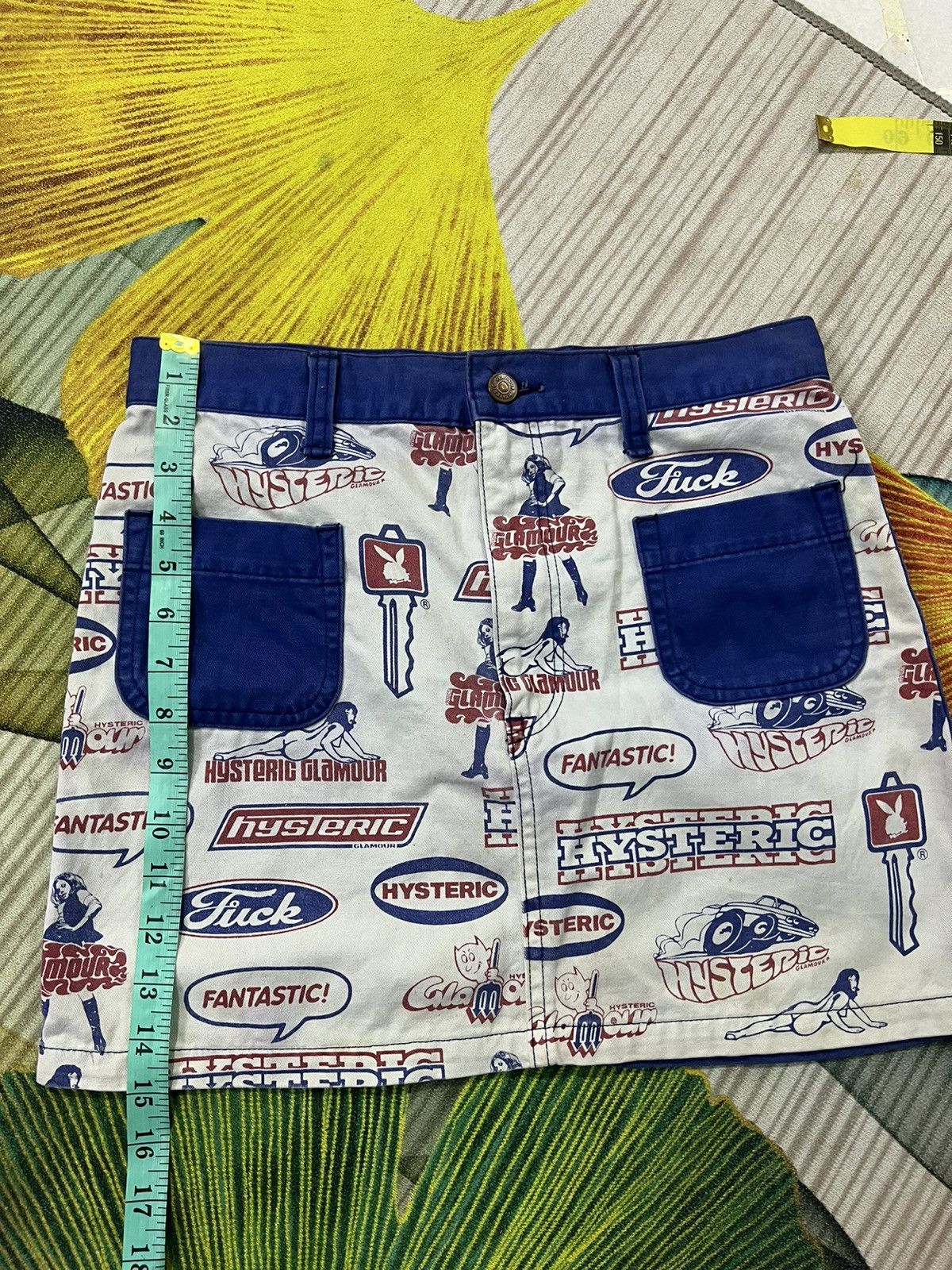 Hysteric Glamour × Japanese Brand 💥 RARE VINTAGE HYSTERIC GLAMOUR FULL PRINT SKRIT W29 Size 29" - 13 Thumbnail