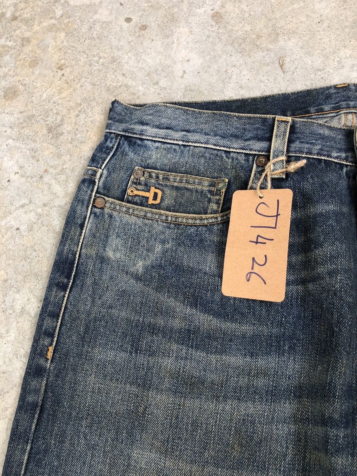 Tom Ford Gucci Embroidered Logo Staright Cut Distressed Denim Size US 34 / EU 50 - 14 Thumbnail