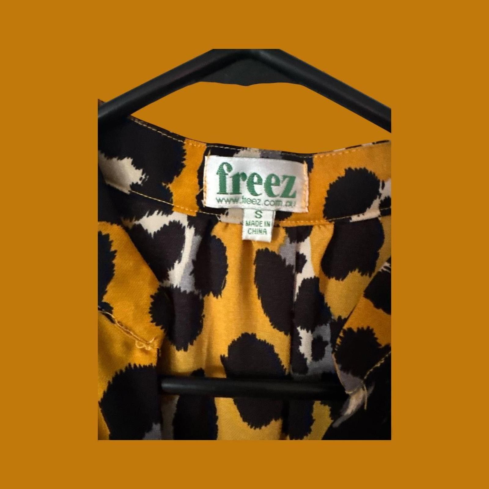 Other Freelz Leopard Print Dress – Size S (Freez) 🐆 Size S / US 4 / IT 40 - 3 Thumbnail