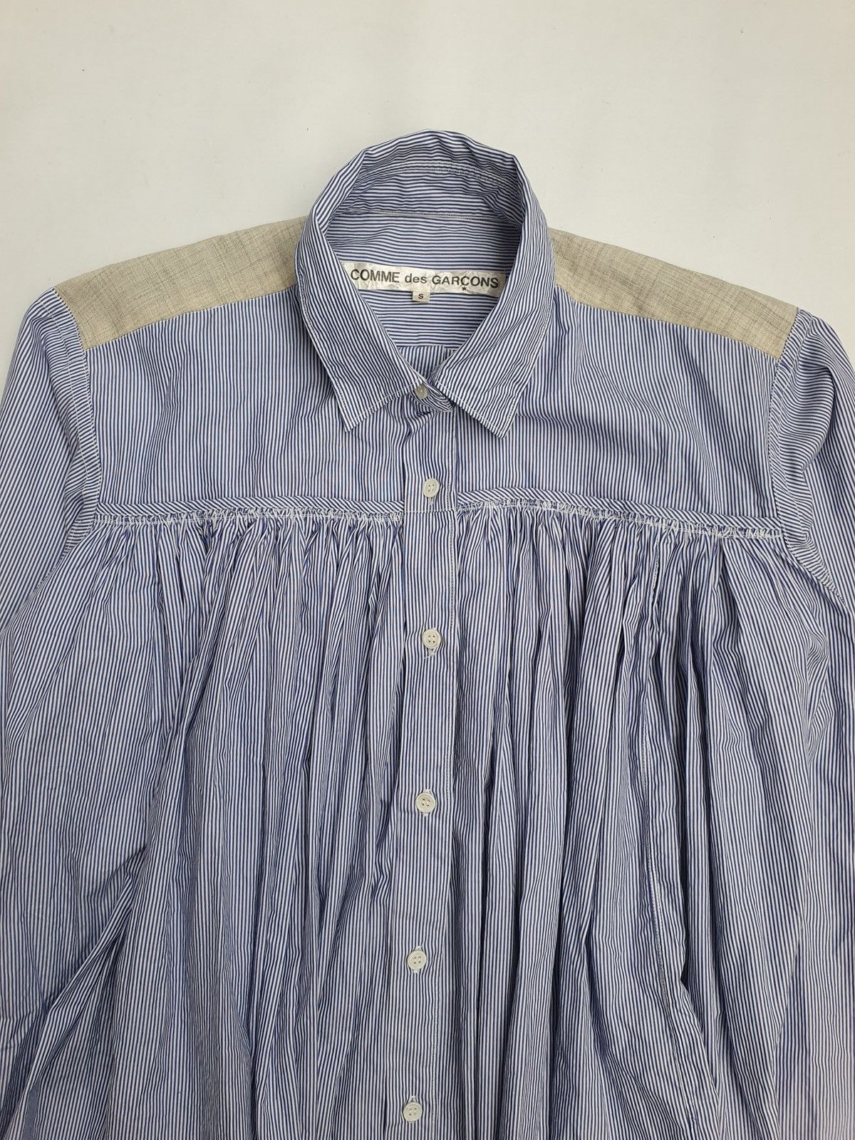 Comme des Garcons × Comme des Garcons Homme Plus AW1998 MAINLINE Deconstructed Ruffle Shirt Size US S / EU 44-46 / 1 - 4 Thumbnail