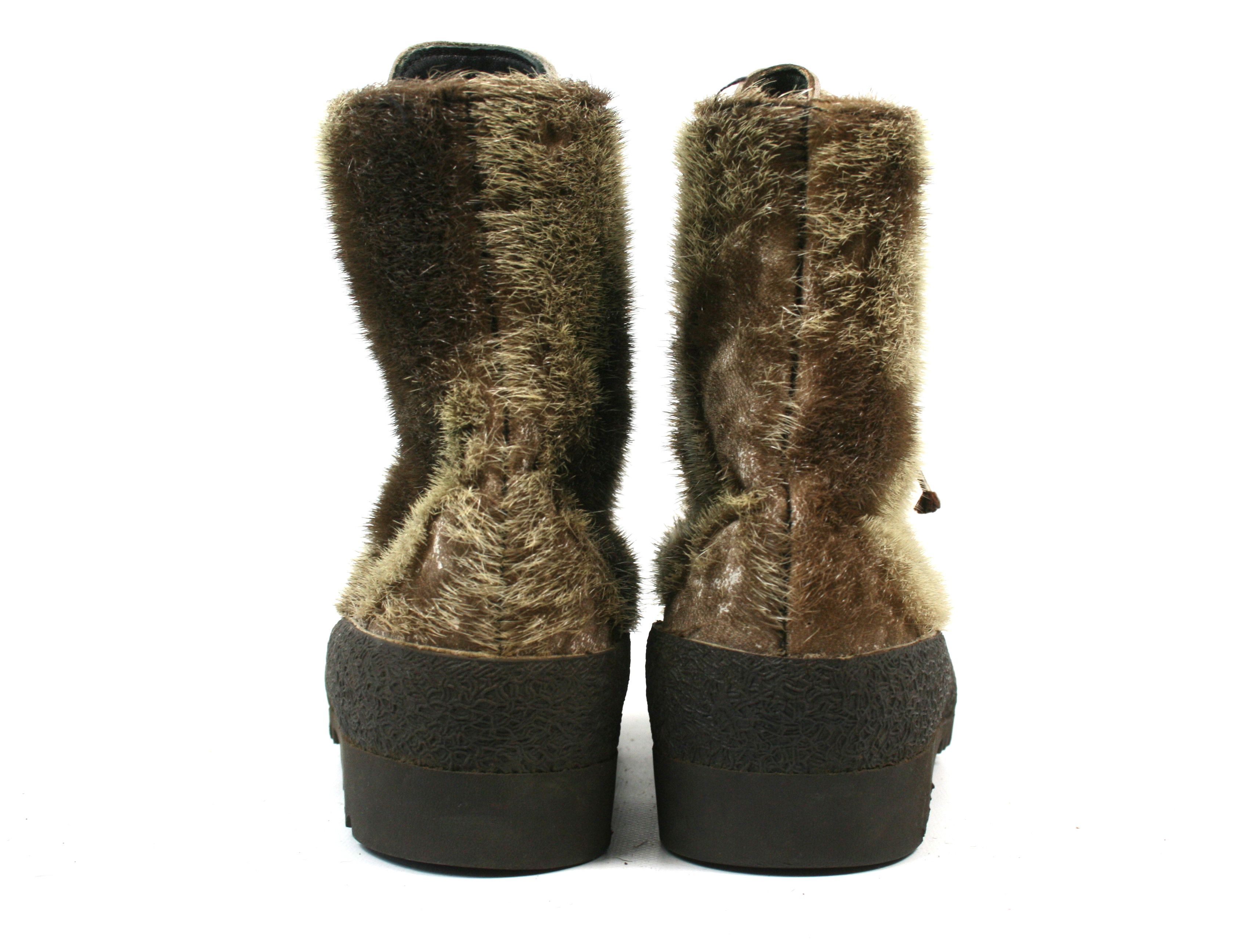 Paraboot 90S Pichette Hair Snow Boots Vintage Size US 8 / IT 38 - 8 Thumbnail