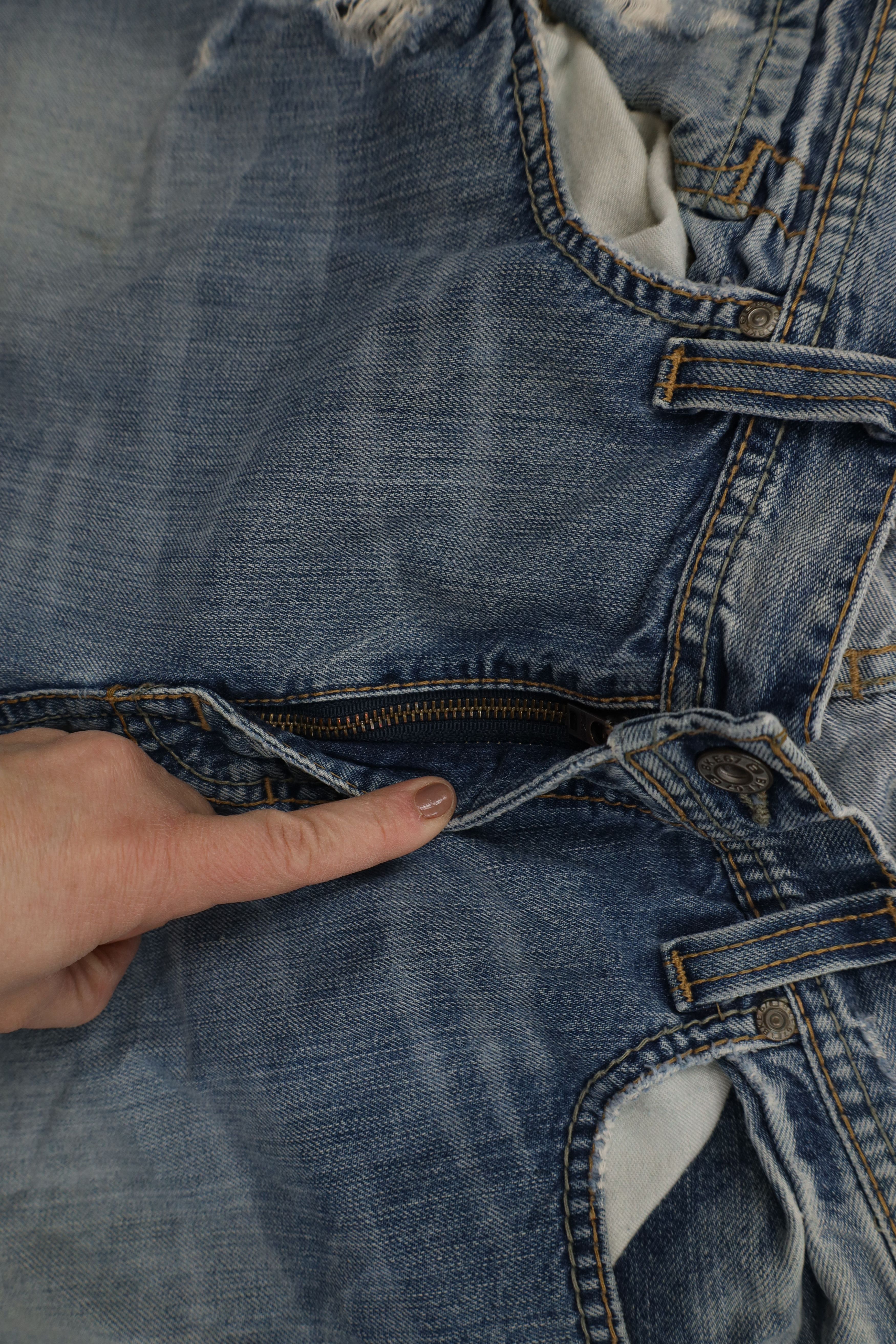 Vintage Vintage Buckle BKE Tyler Flared Wide Leg Bootcut Jeans Size US 34 / EU 50 - 9 Thumbnail