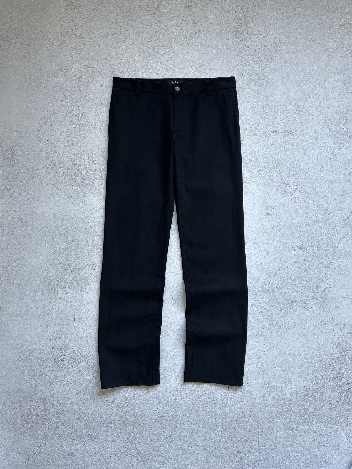 A.P.C. × Designer A.P.C. Premium women's dark blue chino pants size 36 Size 36" / US 14 / IT 50 - 1 Thumbnail
