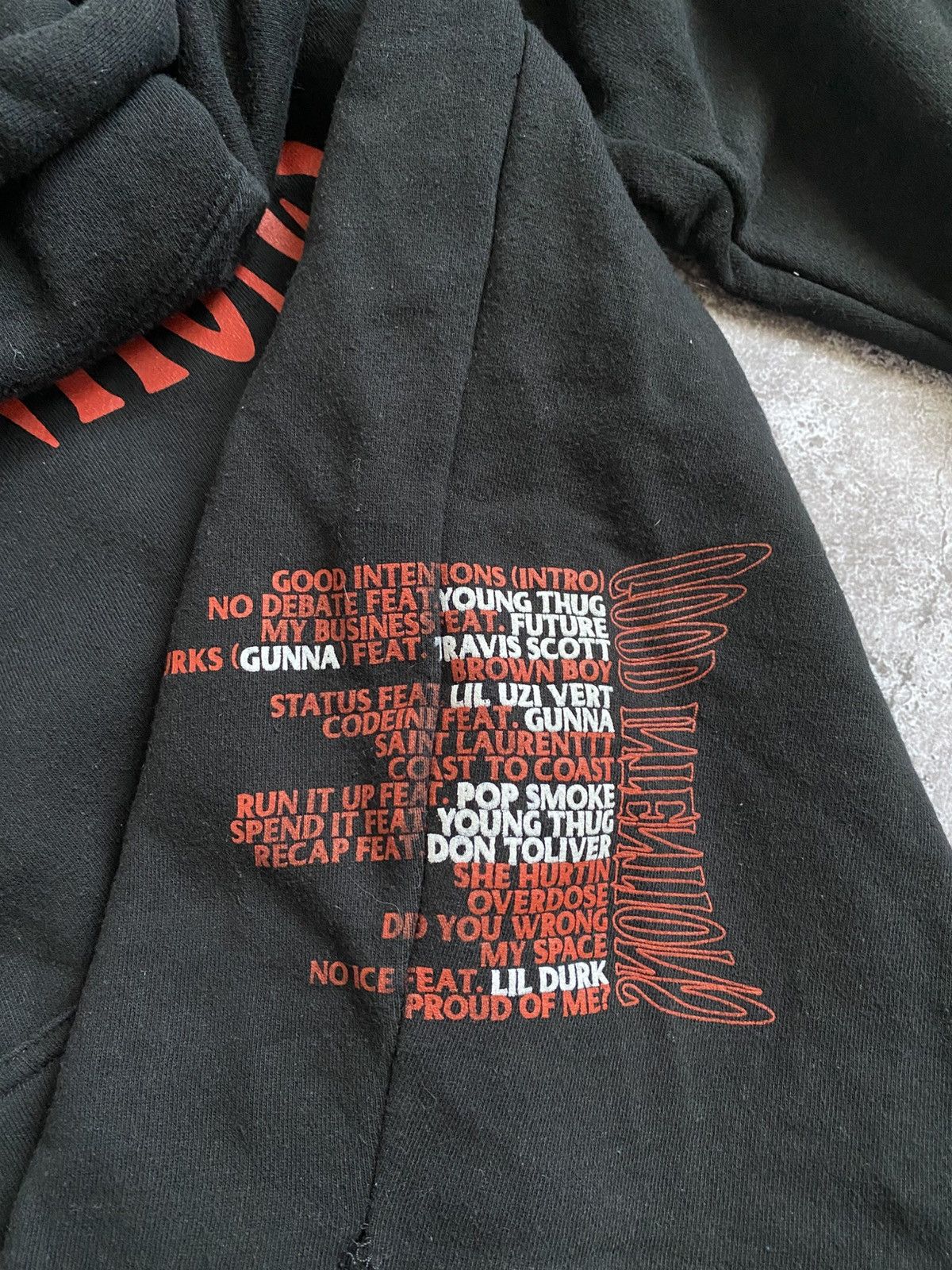 NAV × Vintage × Vlone Vintage Nav x Vlone Hoodie Big Logo Size L Size US L / EU 52-54 / 3 - 14 Thumbnail