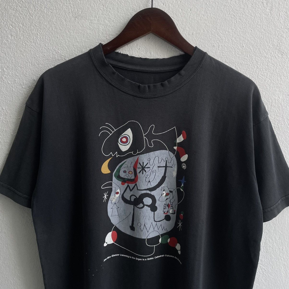 Art Comes First Vintage Thrashed Joan Miro Successio Artwork Size US M / EU 48-50 / 2 - 3 Thumbnail