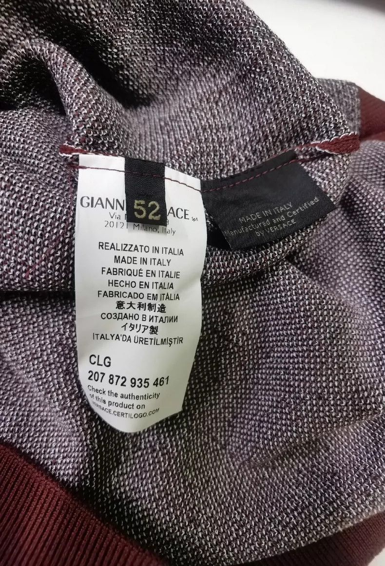 Versace Versace Men's crew neck sweater Size US XL / EU 56 / 4 - 4 Thumbnail