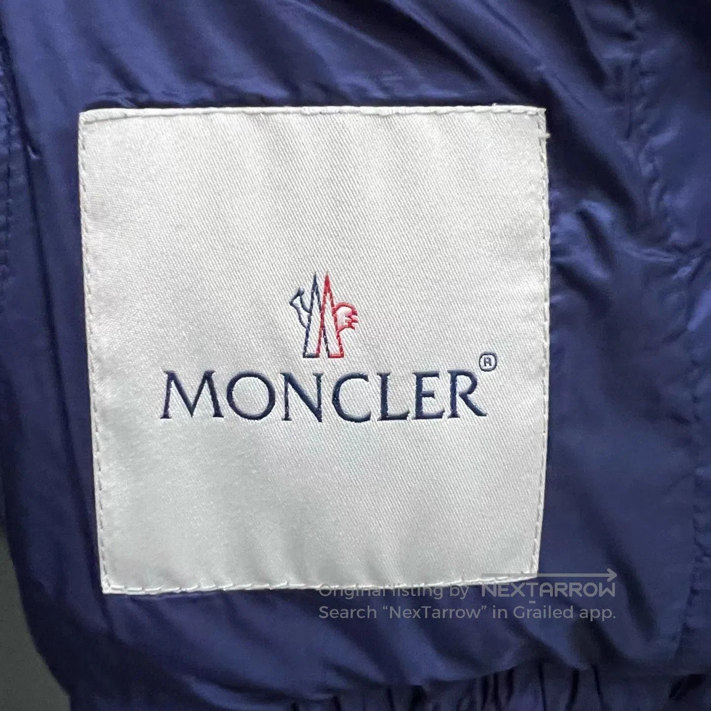 Moncler moncler deep blue down jacket size 0. Size XS / US 0-2 / IT 36-38 - 3 Thumbnail