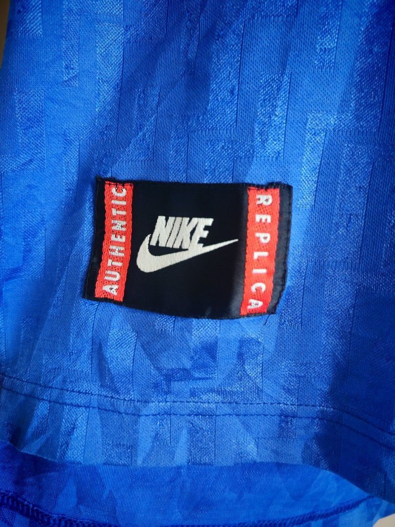 Nike Italy 95/96 Nike Home Jersey Zola #10 Vintage L Size US L / EU 52-54 / 3 - 4 Thumbnail