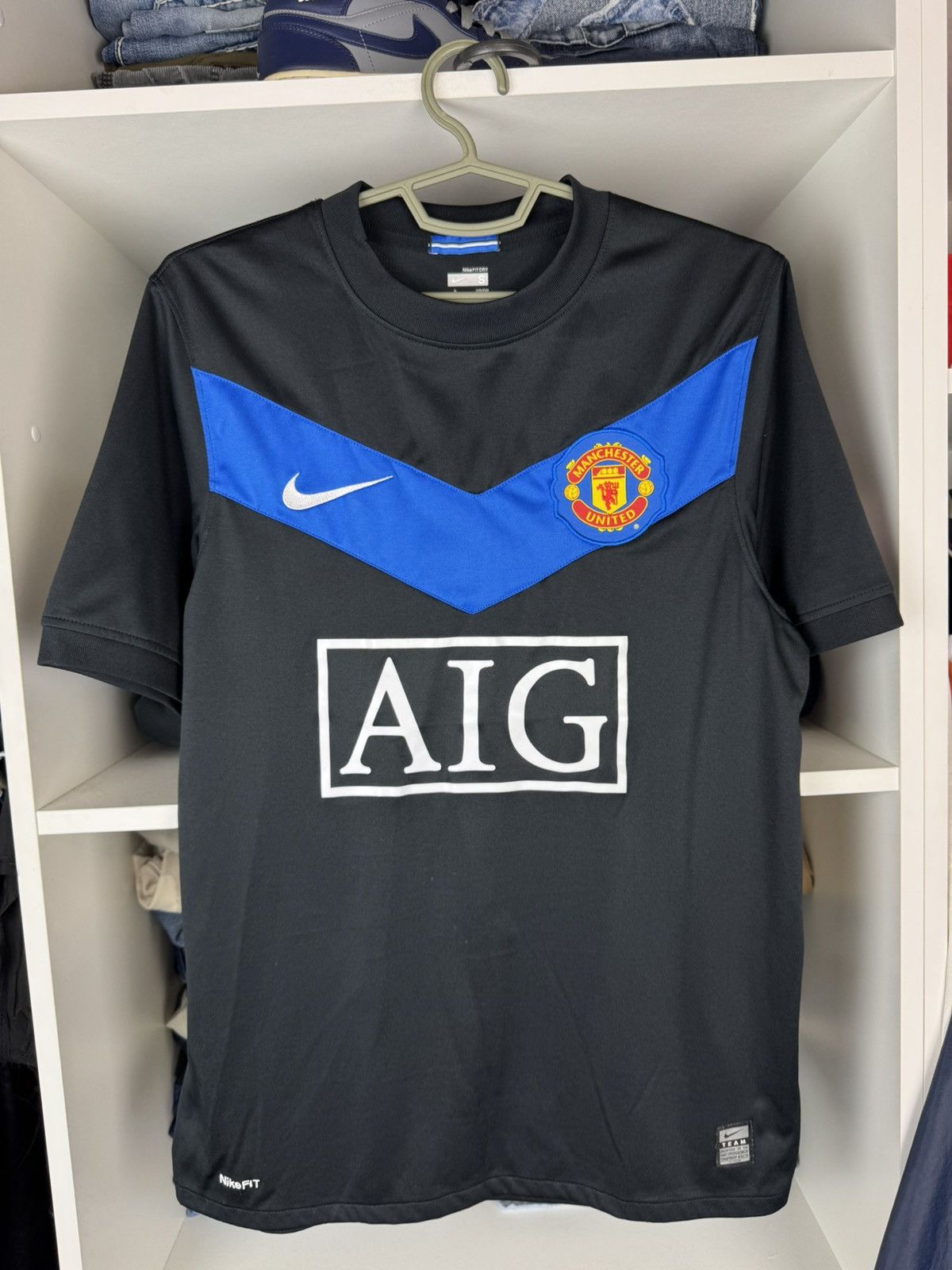 Nike Nike Manchester United 2009 2010 Away Shirt Soccer Jersey Size US S / EU 44-46 / 1 - 1 Thumbnail