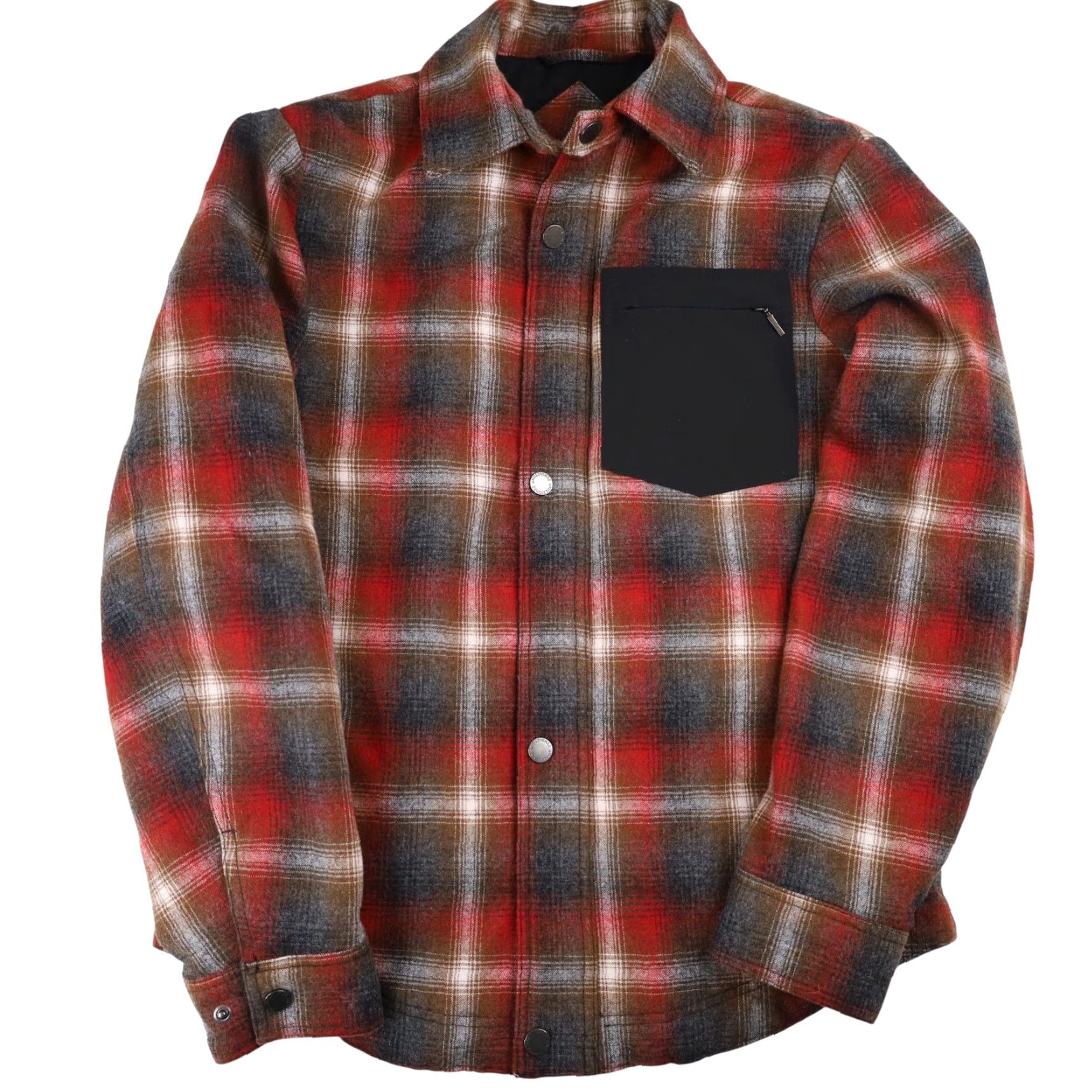 Pendleton Pendleton Mens Small Shadow Plaid Polyfill Quilted Wool Shirt Jacket Size US S / EU 44-46 / 1 - 2 Thumbnail