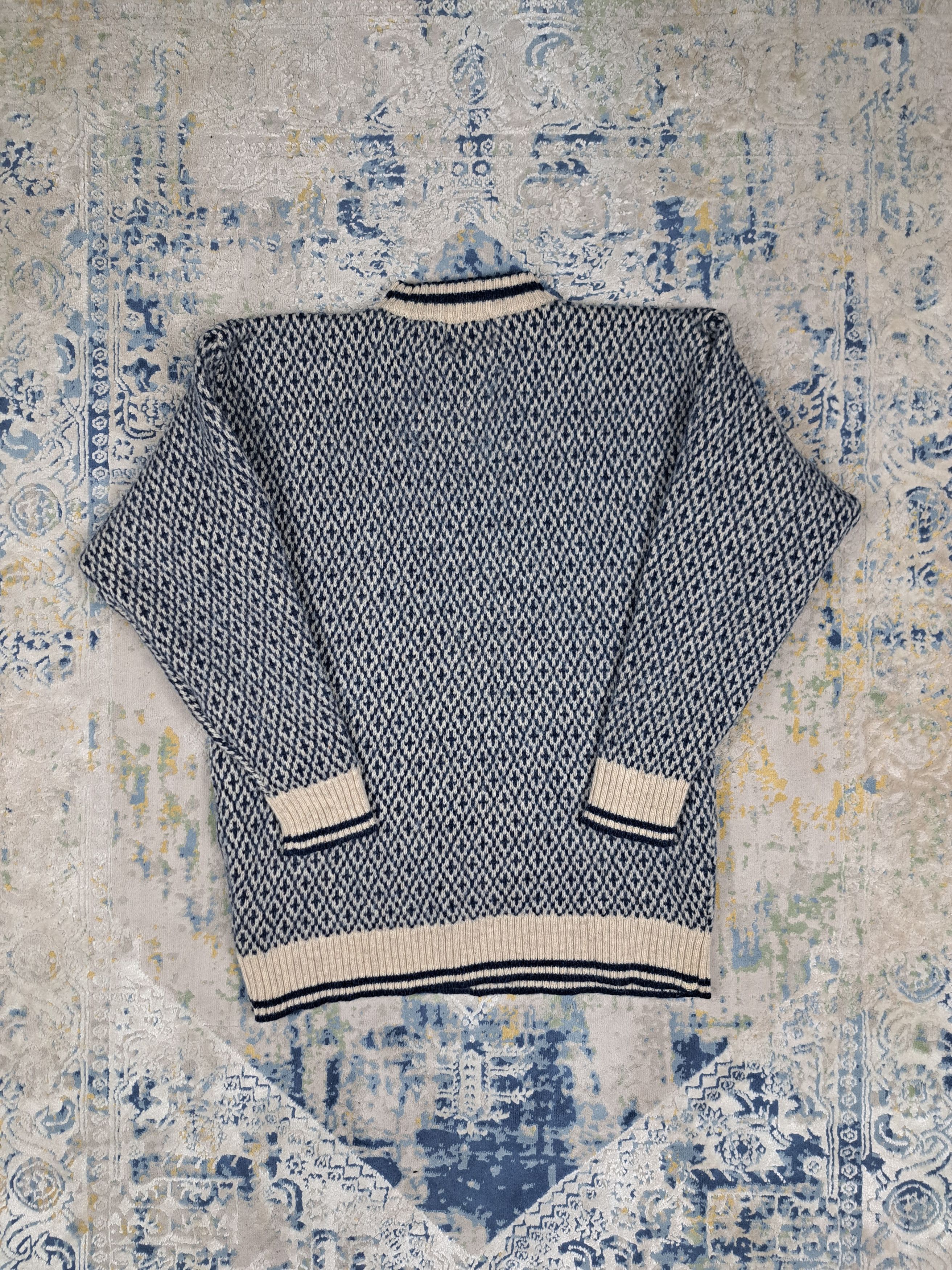 Aran Isles Knitwear Burton Menswear Shetland Wool Sweater Aran Heavy Knit Size US M / EU 48-50 / 2 - 3 Thumbnail
