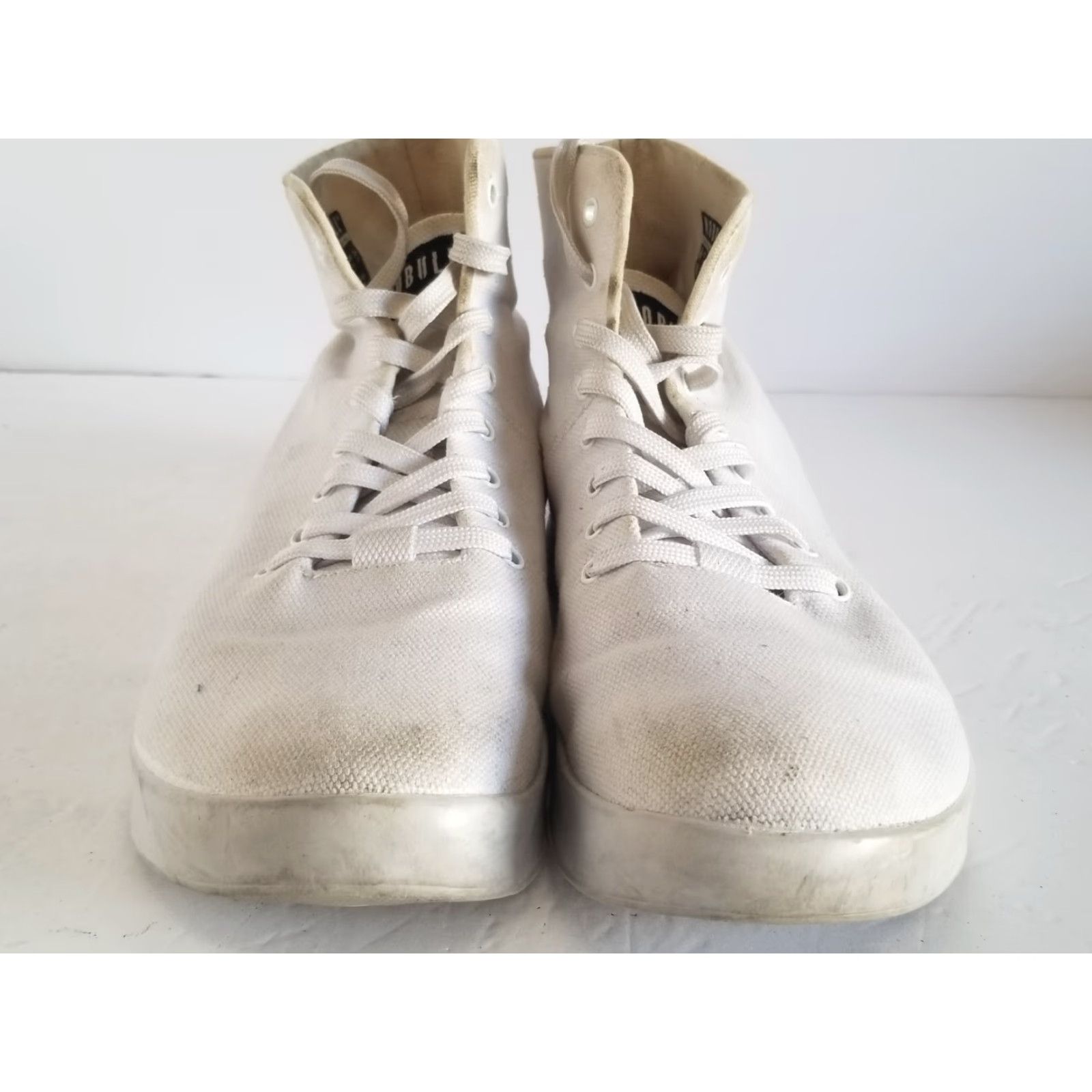 Vintage NOBULL High Top Sneakers White Lace Up Men’s Size 9 See All Pics Size M / US 6-8 / IT 42-44 - 7 Thumbnail