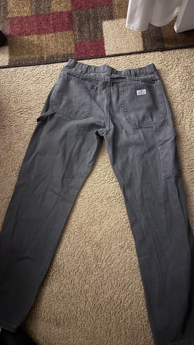Carhartt Grey Dickies Carpenter jeans Size US 34 / EU 50 - 2 Thumbnail