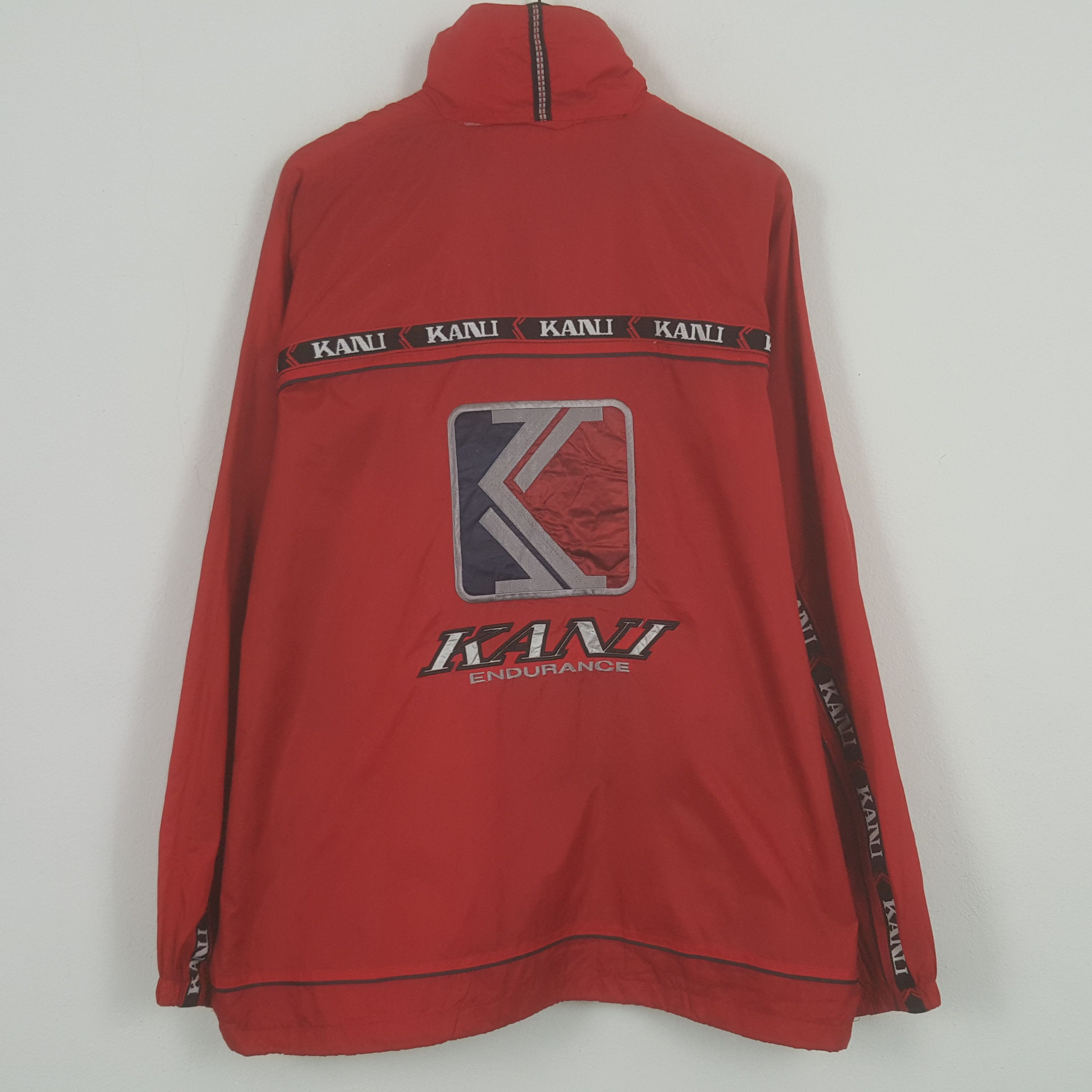 Karl Kani × Vintage Vintage Kani Endurance Windbreaker Zipper Jacket Size US XXL / EU 58 / 5 - 1 Thumbnail