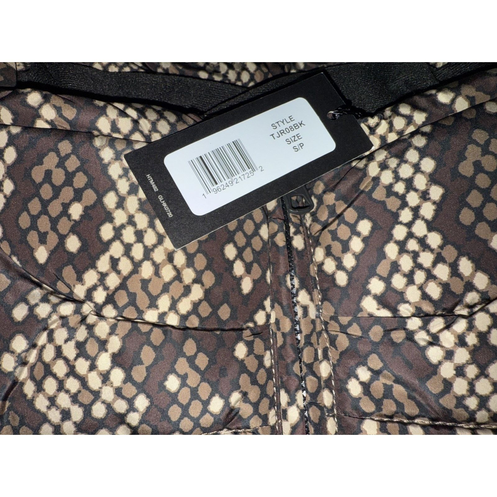 Dickies Dickies Camden Puffer Jacket Small Snakeskin Python 149 MSRP Size S / US 4 / IT 40 - 6 Thumbnail