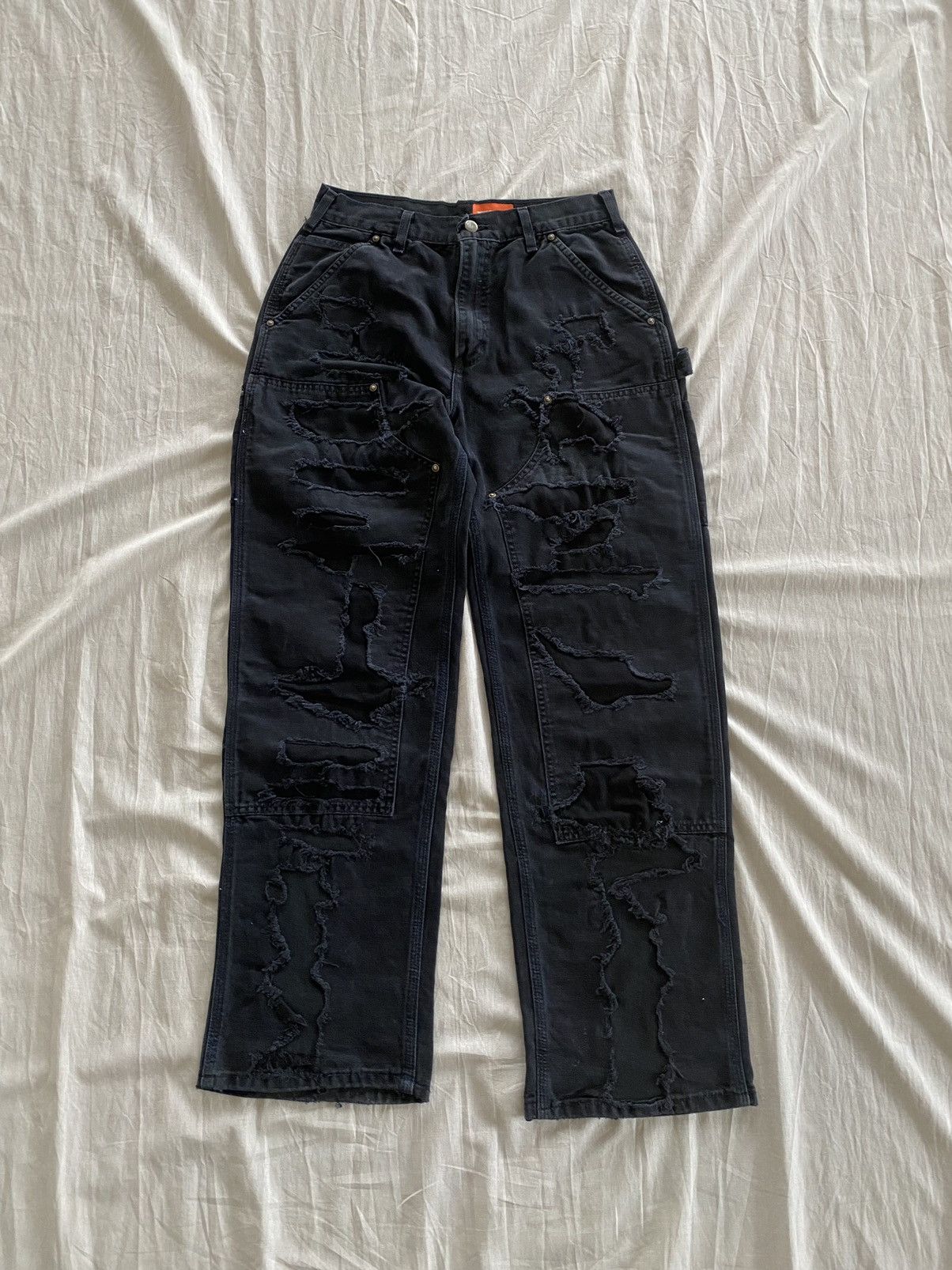Carhartt × NOTSONORMAL NotSoNormal destroyed working carpenter pants Size 28" / US 6 / IT 42 - 1 Thumbnail