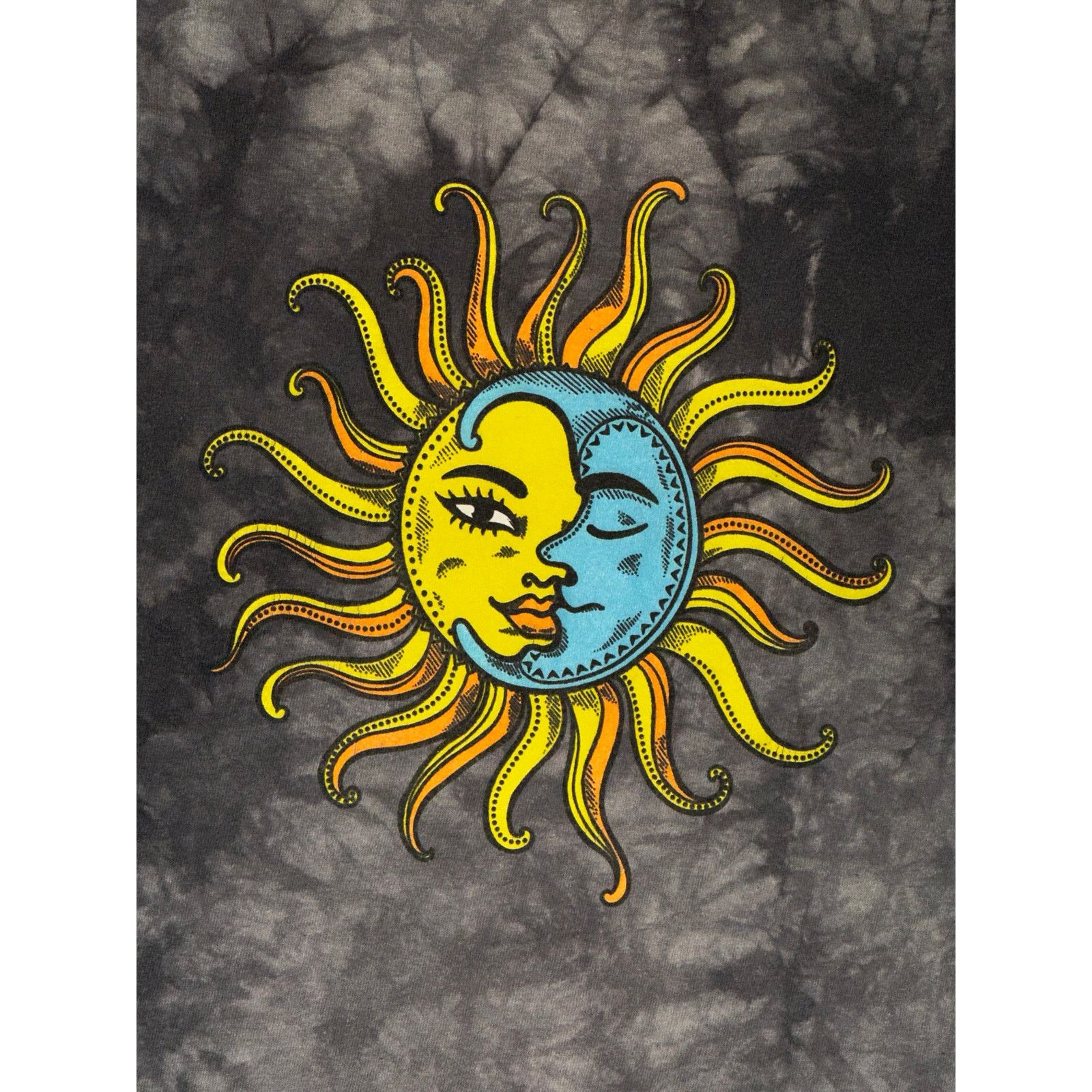 Gildan Sun And Moon Gray Tie Dye Tshirt Size Large Size US L / EU 52-54 / 3 - 5 Thumbnail