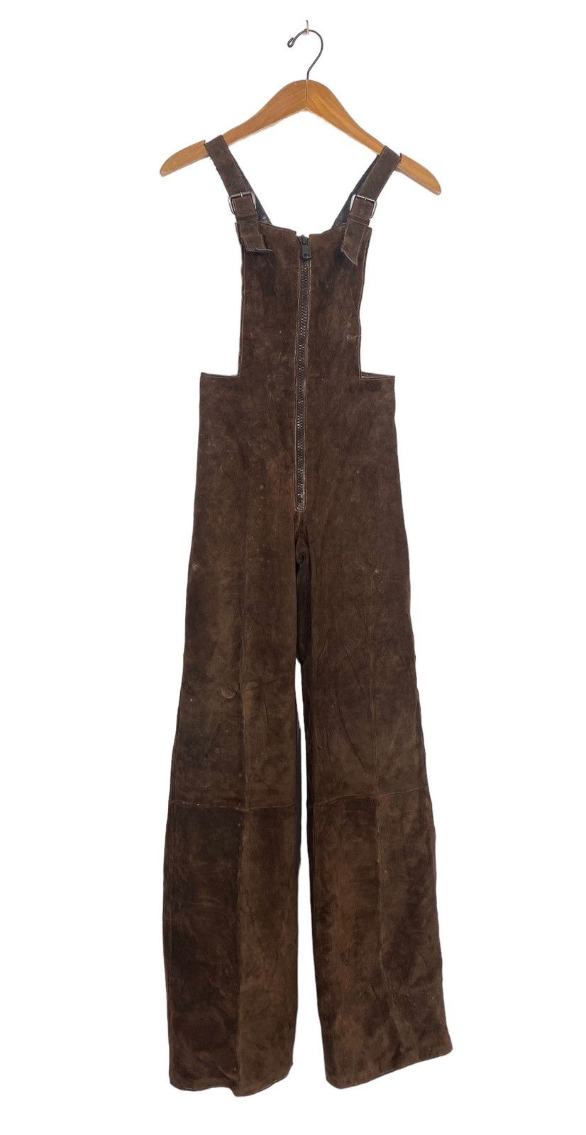 Vintage Rare‼️ Vintage Aicad Italia Suede Lather Riri Zipper Size 24" / US 00 / IT 34 - 1 Thumbnail