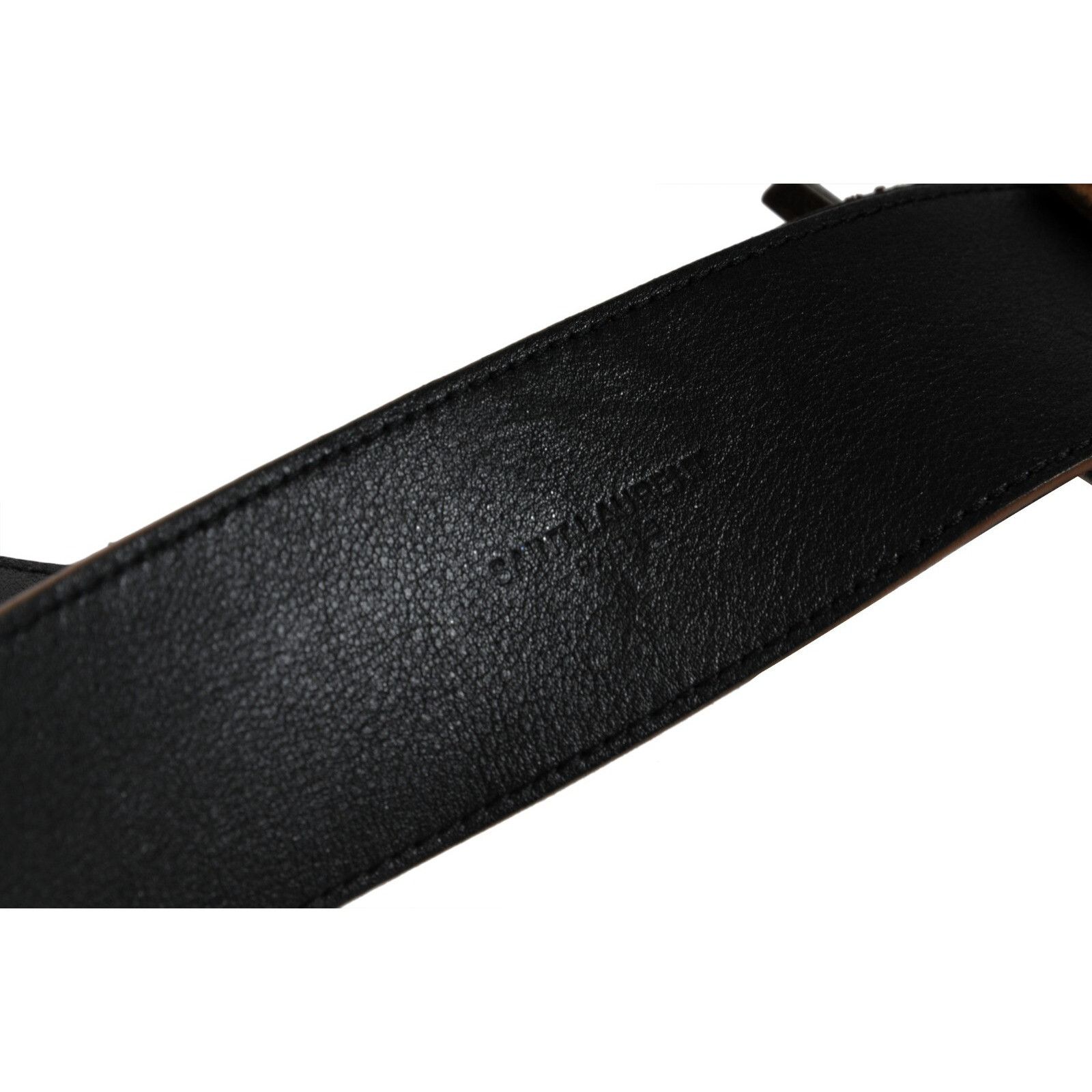 Saint Laurent Paris YSL Logo Monogram Western Belt Sz 100 Size 34 - 12 Thumbnail