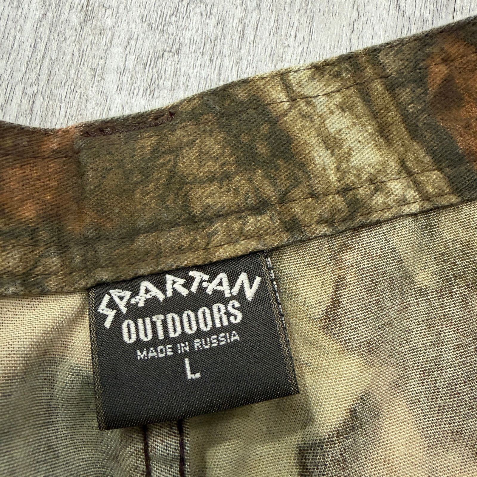 Vintage Vintage Spartan Outdoors Camo Cargo Pants Large Camouflage Size US 34 / EU 50 - 6 Thumbnail