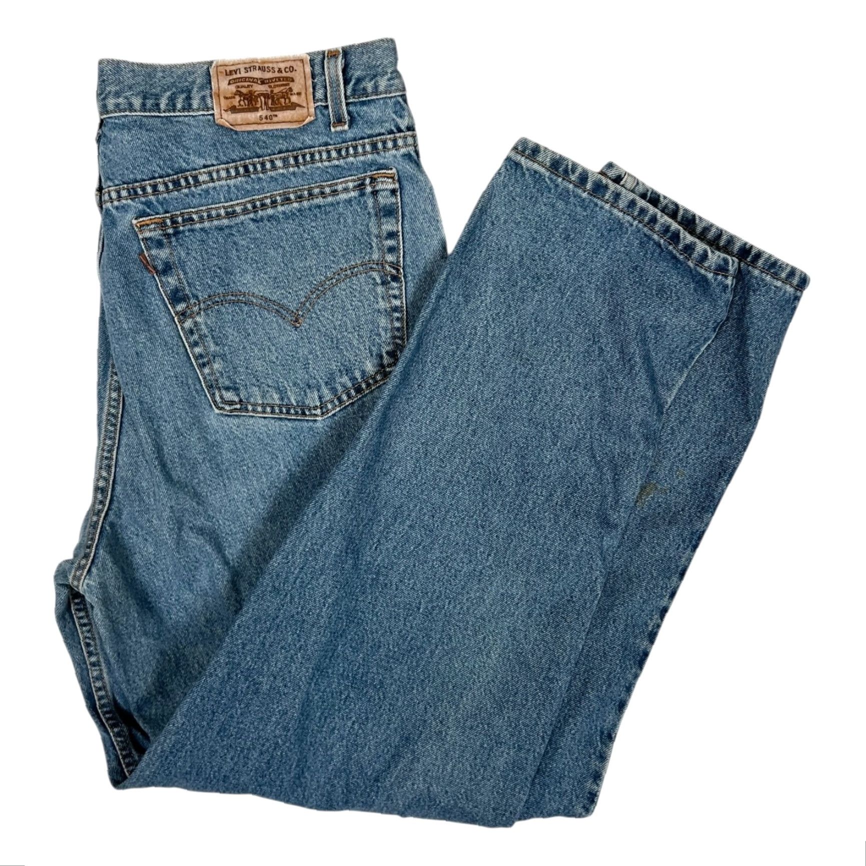 Levi's **Vintage Levi's 540 Relaxed Fit Blue Denim Jeans Size 38 Mexico Made** User: Vintage Levi's 540 Relaxed Fit Blue Denim Jeans Size 38 Mexico Made Size US 38 / EU 54 - 2 Thumbnail