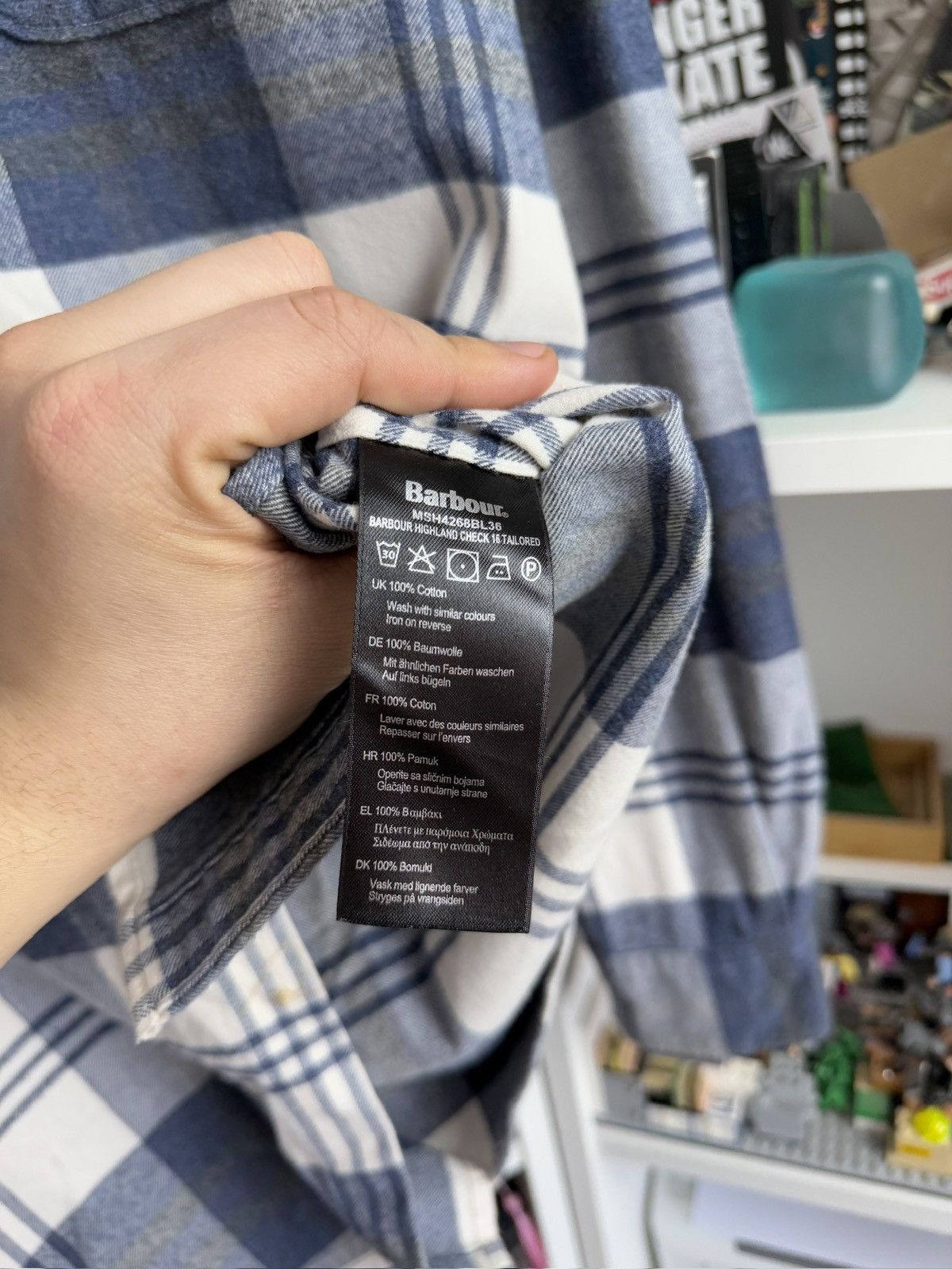 Barbour × Designer Barbour tartan flannel longsleeve shirt M designer y2k classy Size US M / EU 48-50 / 2 - 7 Thumbnail