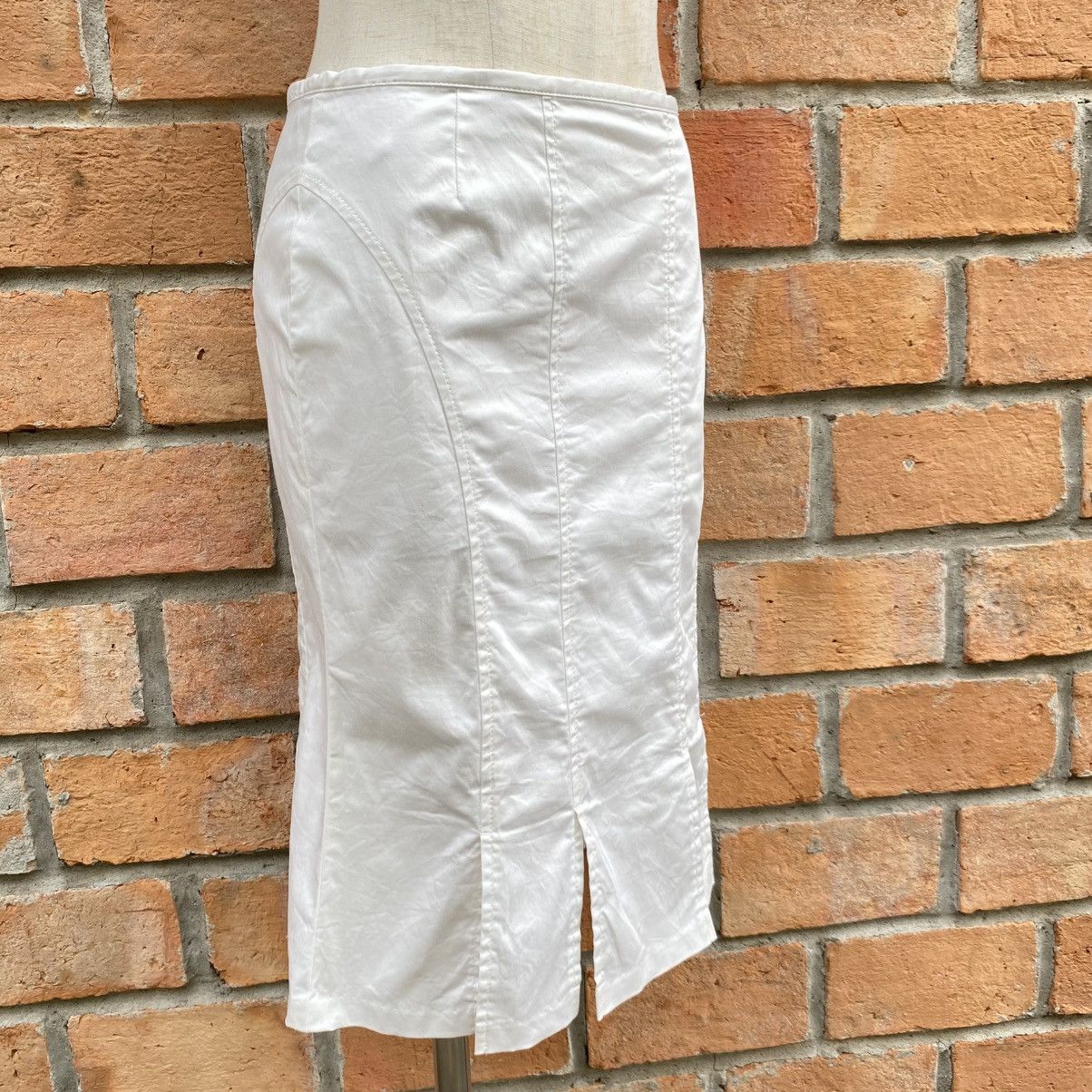 Designer BUONA GIORNATA White Flared Hem Skirt Size 27" / US 4 / IT 40 - 11 Thumbnail