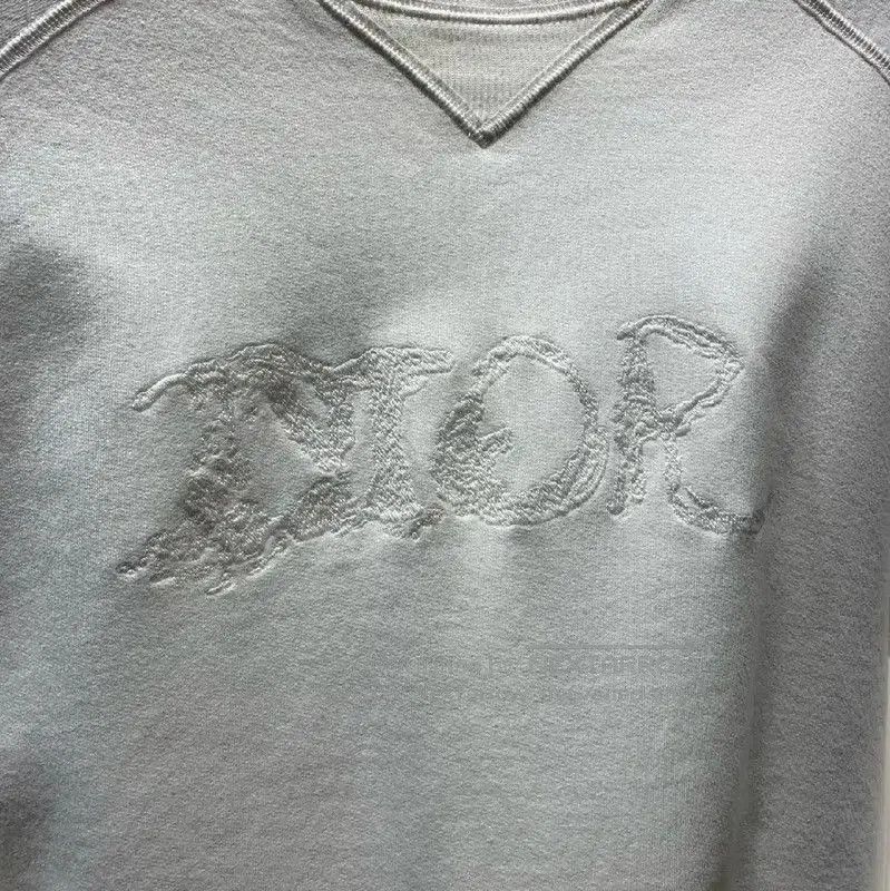Dior White Cotton Men's Sweatshirt XL Size .