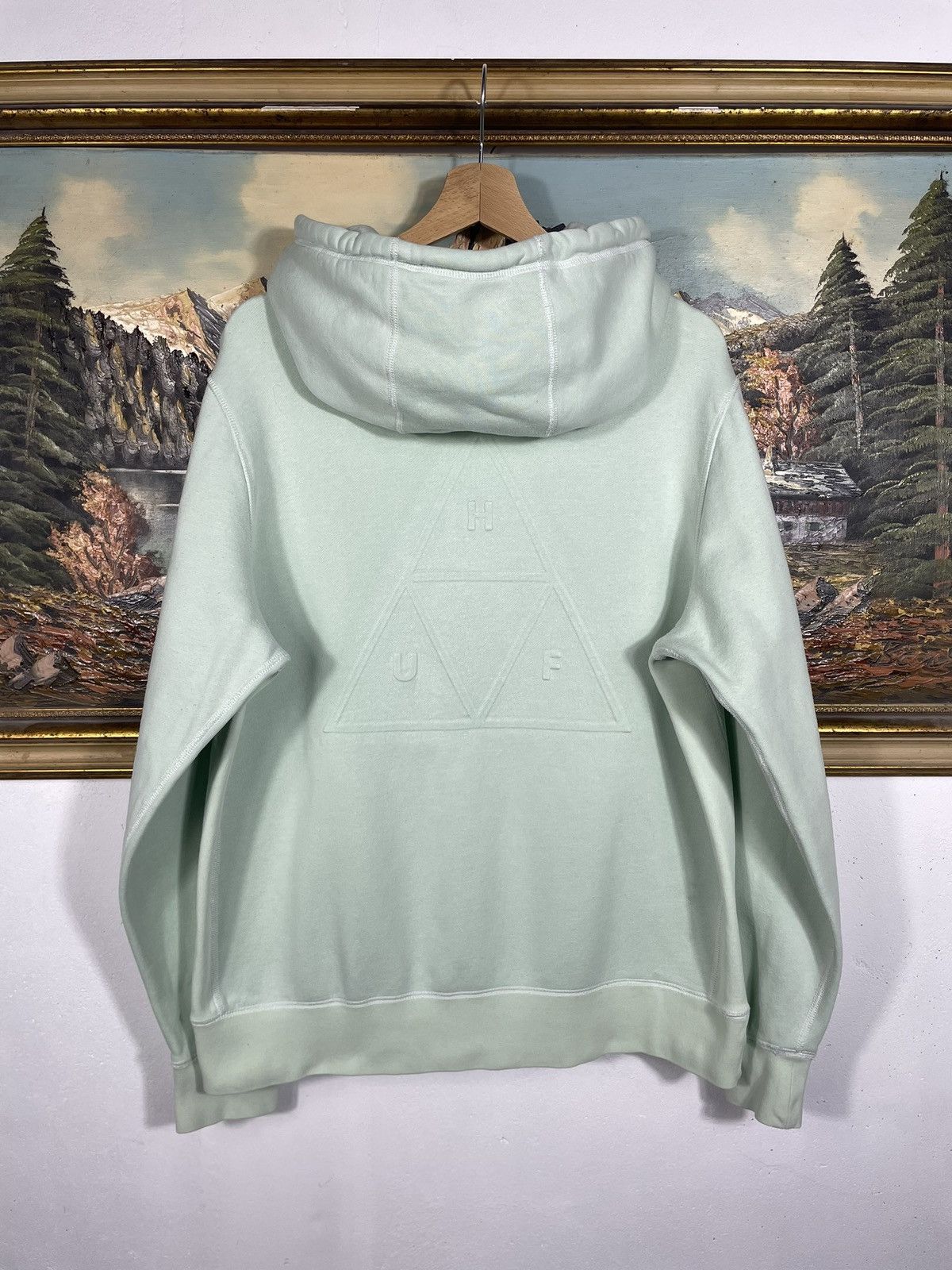 Huf × Vintage Huf Baggy Oversize Hoodie Sweatshirt Hiphop Swag Streetwear Size US M / EU 48-50 / 2 - 1 Thumbnail