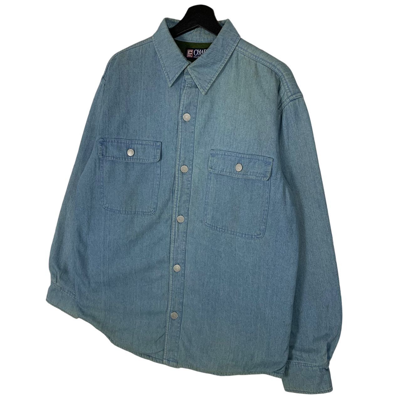 Chaps × Ralph Lauren Luxury Brand Chaps Ralph Lauren Jacket Workwear Shirt Denim Size US M / EU 48-50 / 2 - 2 Thumbnail