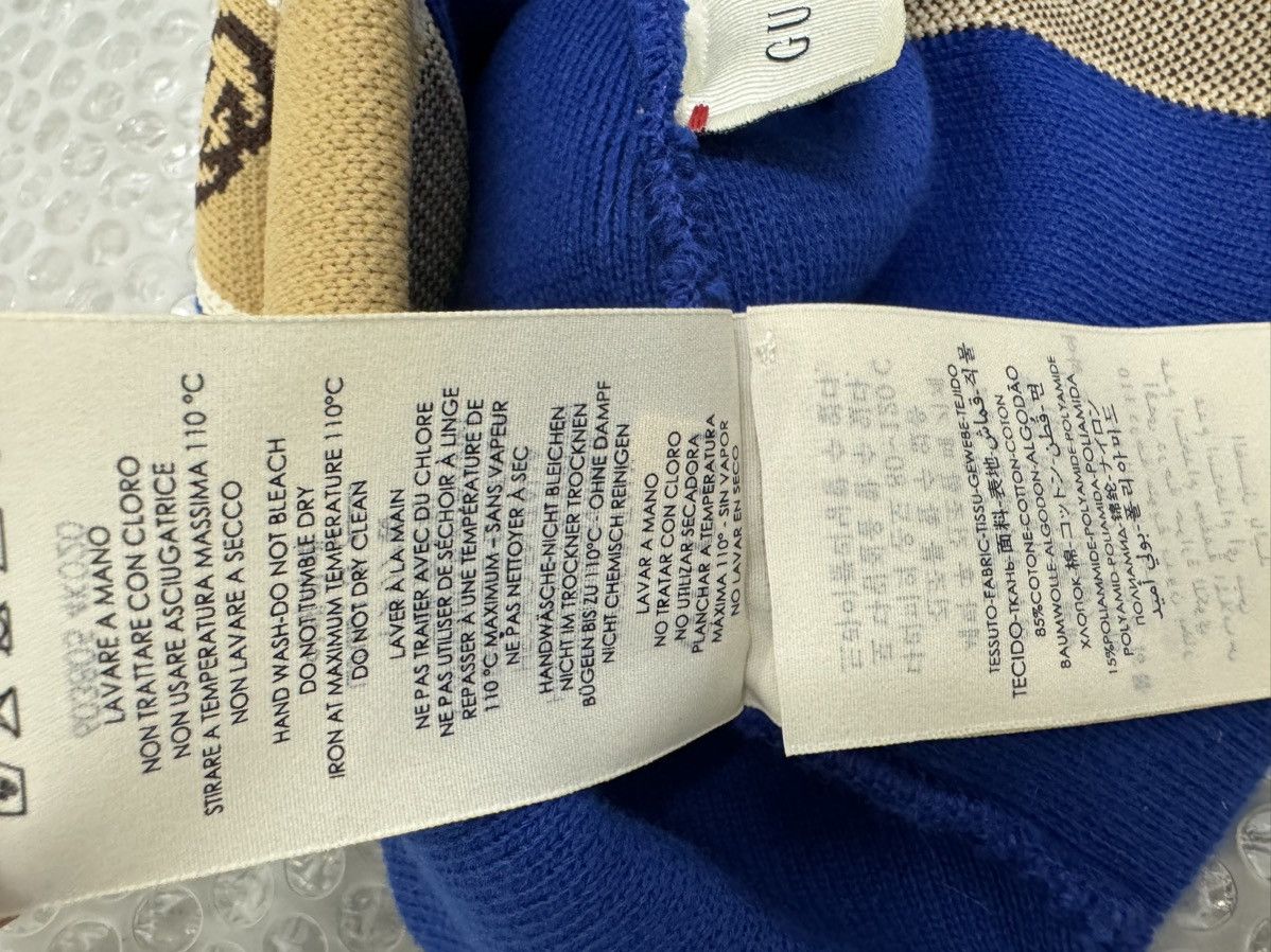Designer × Gucci Gucci GG Blue Beanie Cap Size ONE SIZE - 4 Thumbnail