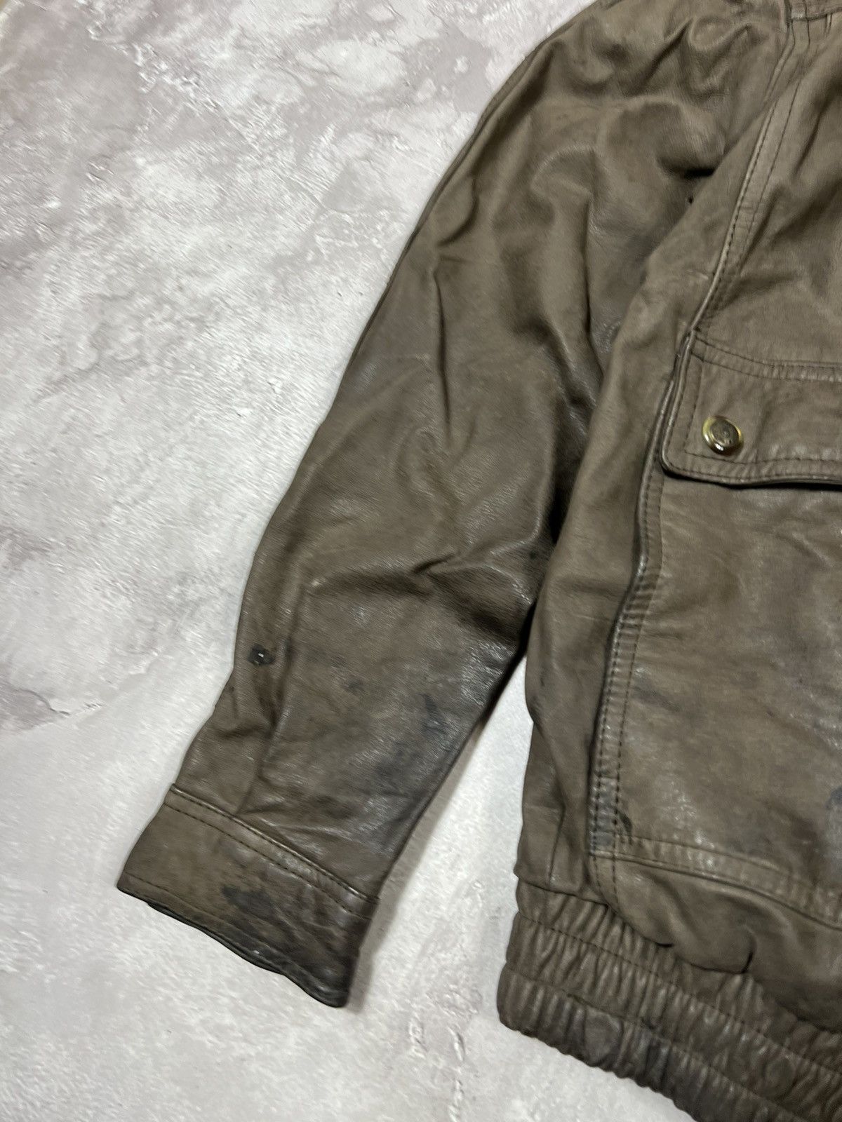 Other Vintage Avirex Style Y2k Leather Jacket Size US M / EU 48-50 / 2 - 6 Thumbnail