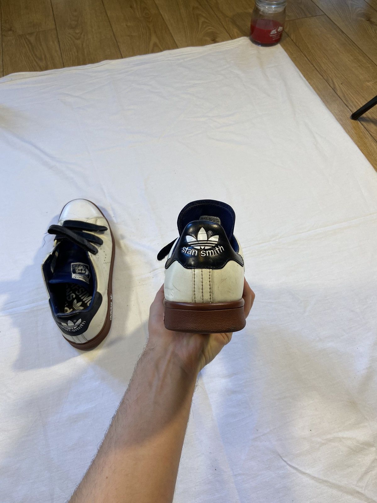 Adidas × Raf Simons Stan Smith with velcro straps with navy black and Brown Size US 9 / EU 42 - 14 Thumbnail