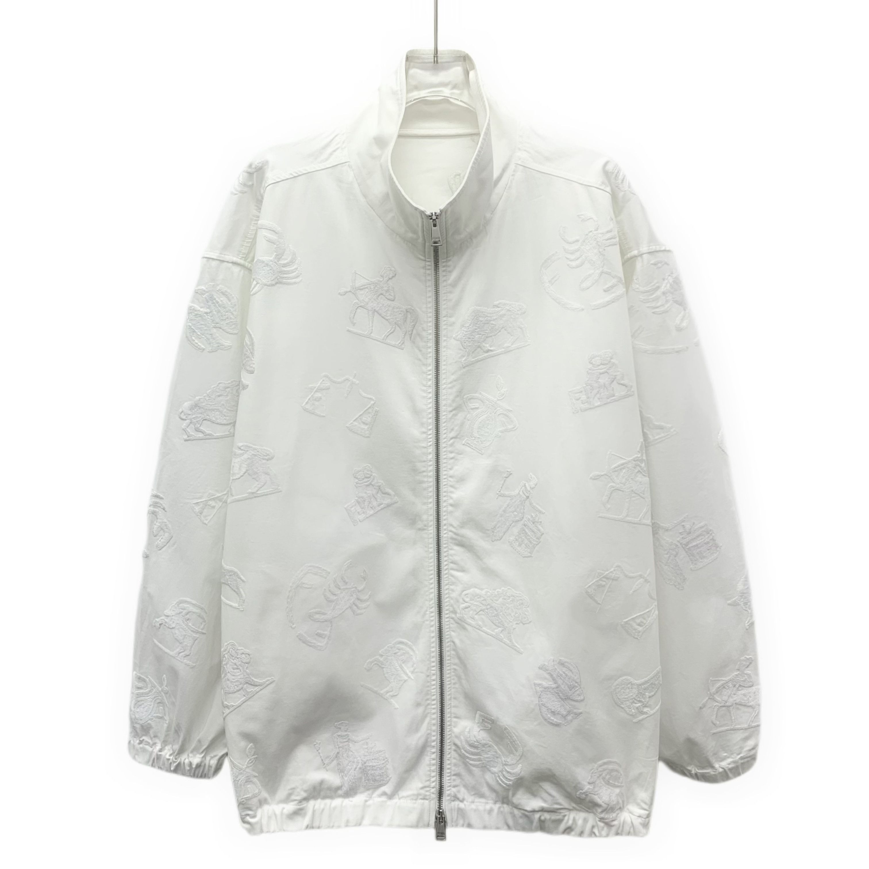 Fendi Fendi Embroidered Zip Jacket White (M) Size US M / EU 48-50 / 2 - 1 Thumbnail
