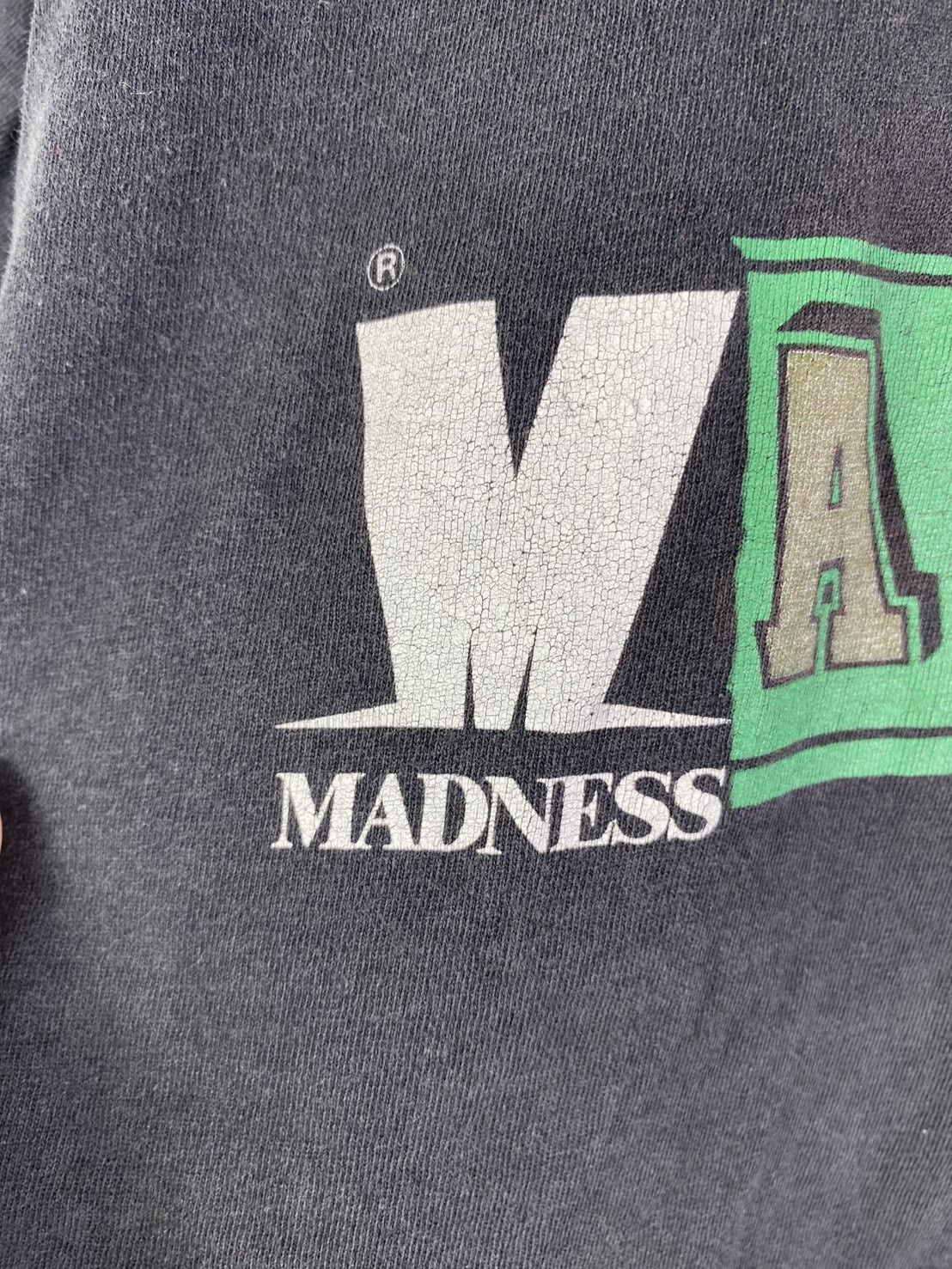 Band Tees Vintage Faded Black 90s Madness Band Tour Promo Tee Size US XL / EU 56 / 4 - 3 Thumbnail