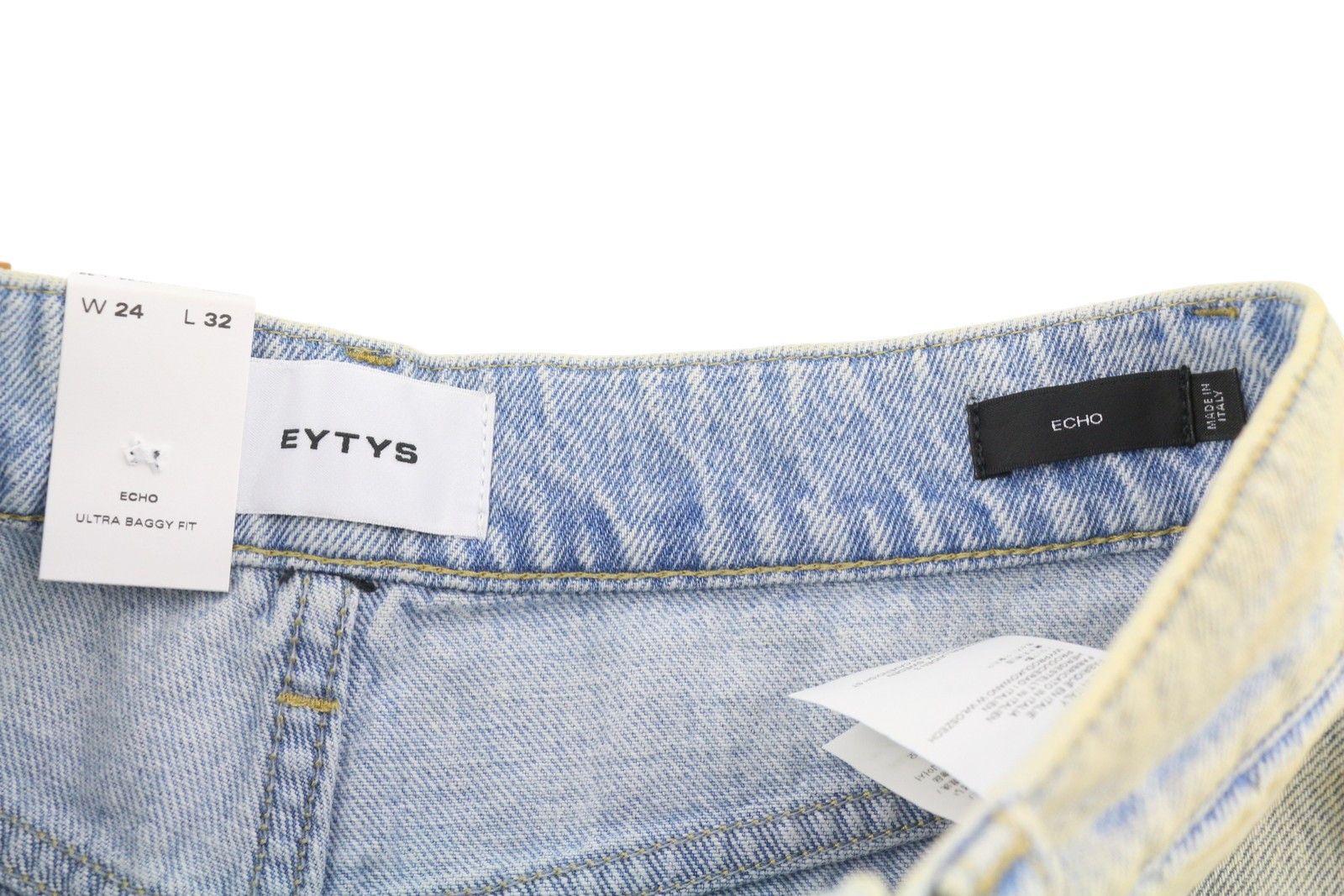 Eytys ECHO BRONZE ULTRA BAGGY W24/L32 Blue Faded RRP370 88863 Size 24" / US 00 / IT 34 - 11 Thumbnail