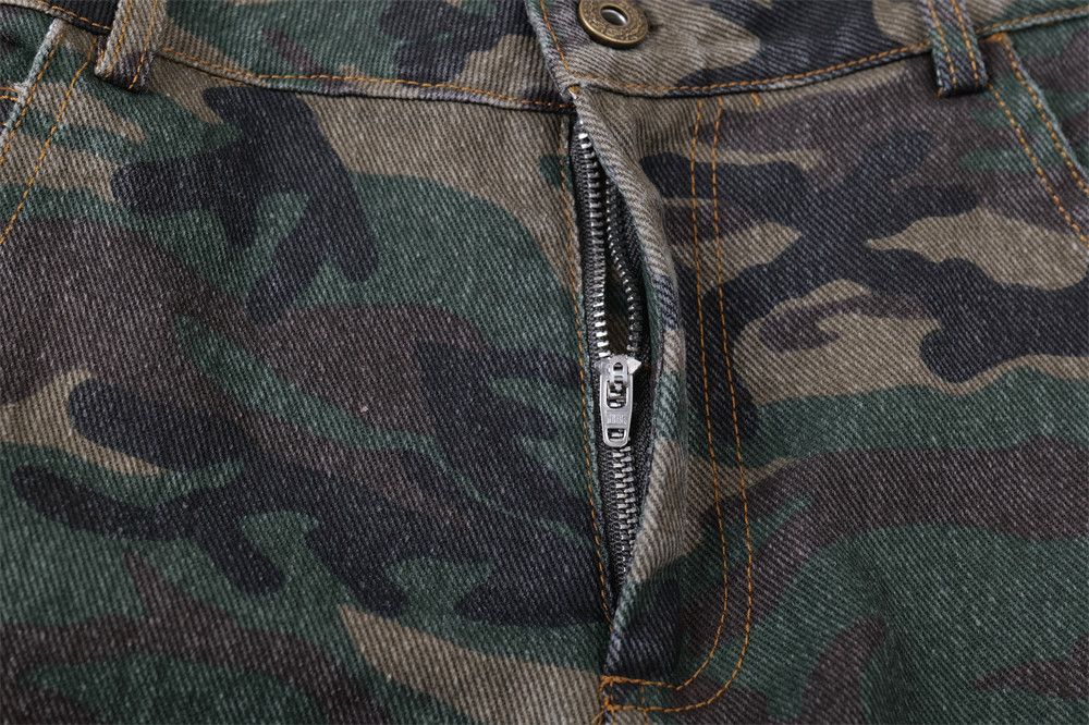 Jean American men's loose cargo retro camouflage machete jeans Size US 32 / EU 48 - 4 Thumbnail
